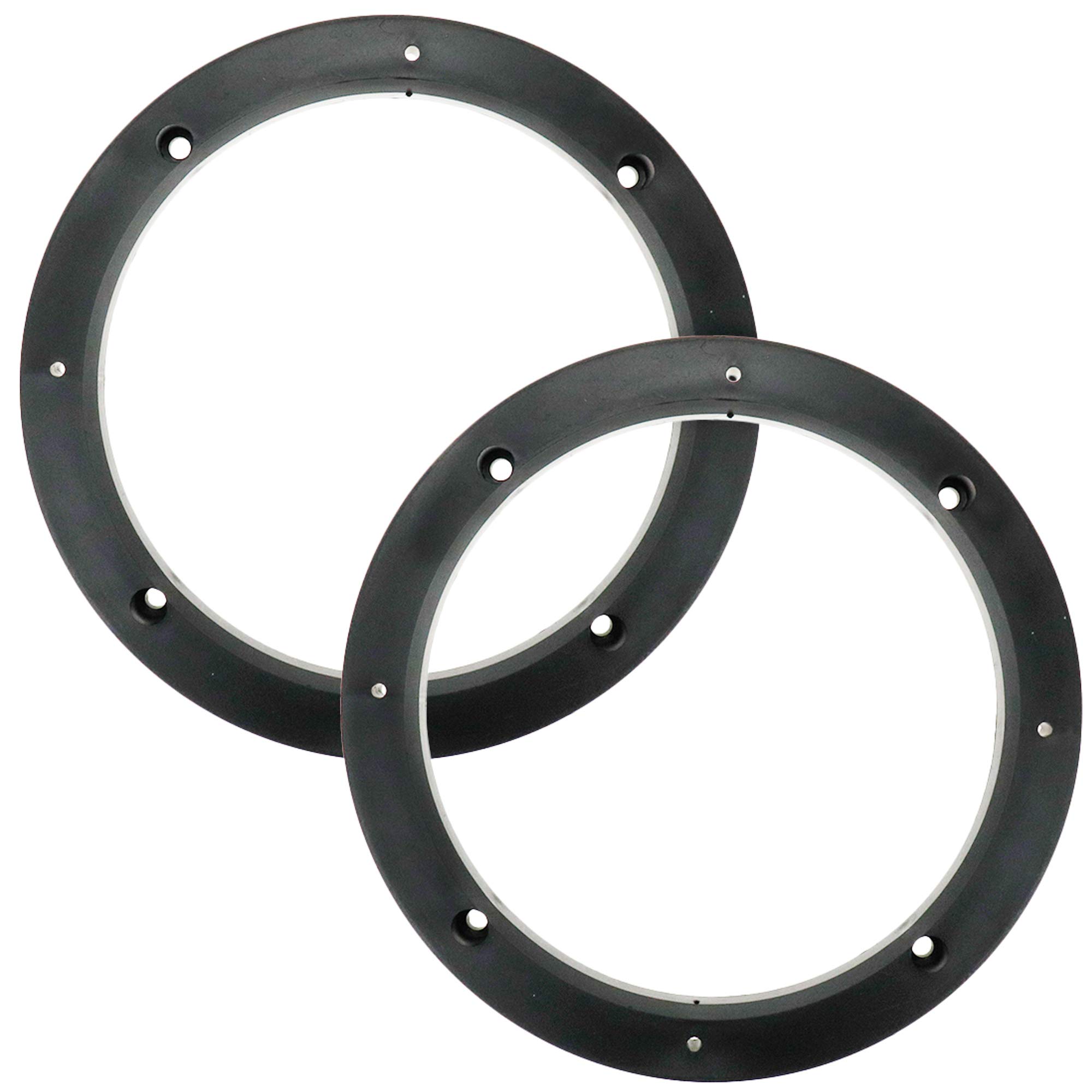 AUTUT Speaker Spacer,6.5 Inch ABS Ring Spacer Speaker Grill Subwoofer Spacer Adapter for Auto Car, 14mm Depth,Pack of 2