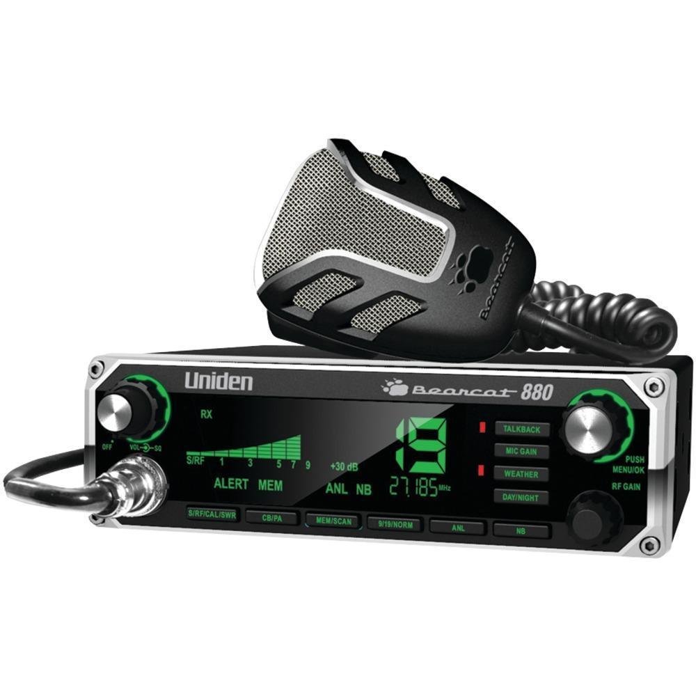 UNIDEN UNNBEARCAT880 40-Channel Bearcat 880 CB Radio w/7-Color Backlighting