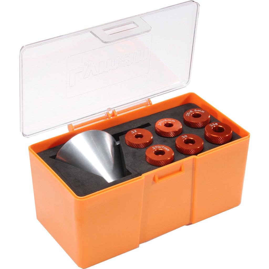 Lyman Products Brass Smith Pro Powder Funnel System, 5, Orange