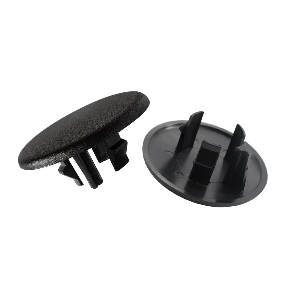 YIENAKFUN Armrest Cover Cap for 07-19 Chevy Tahoe Suburban Yukon Cadillac Escalade Seat Parts Replacement OEM GM 15279690 Rear Bucket Seats Arm Rest Handle Trim Bolt Vehicle Accessories (Black)