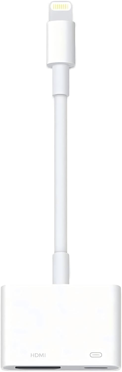 Lightning to HDMI Adapter for iPhone, [Apple MFi Certified] Digital AV Dongle, 1080P Sync Screen Cable with Lightning Charging Port for iPhone, iPad to TV/Projector/Monitor No Need Power Supply