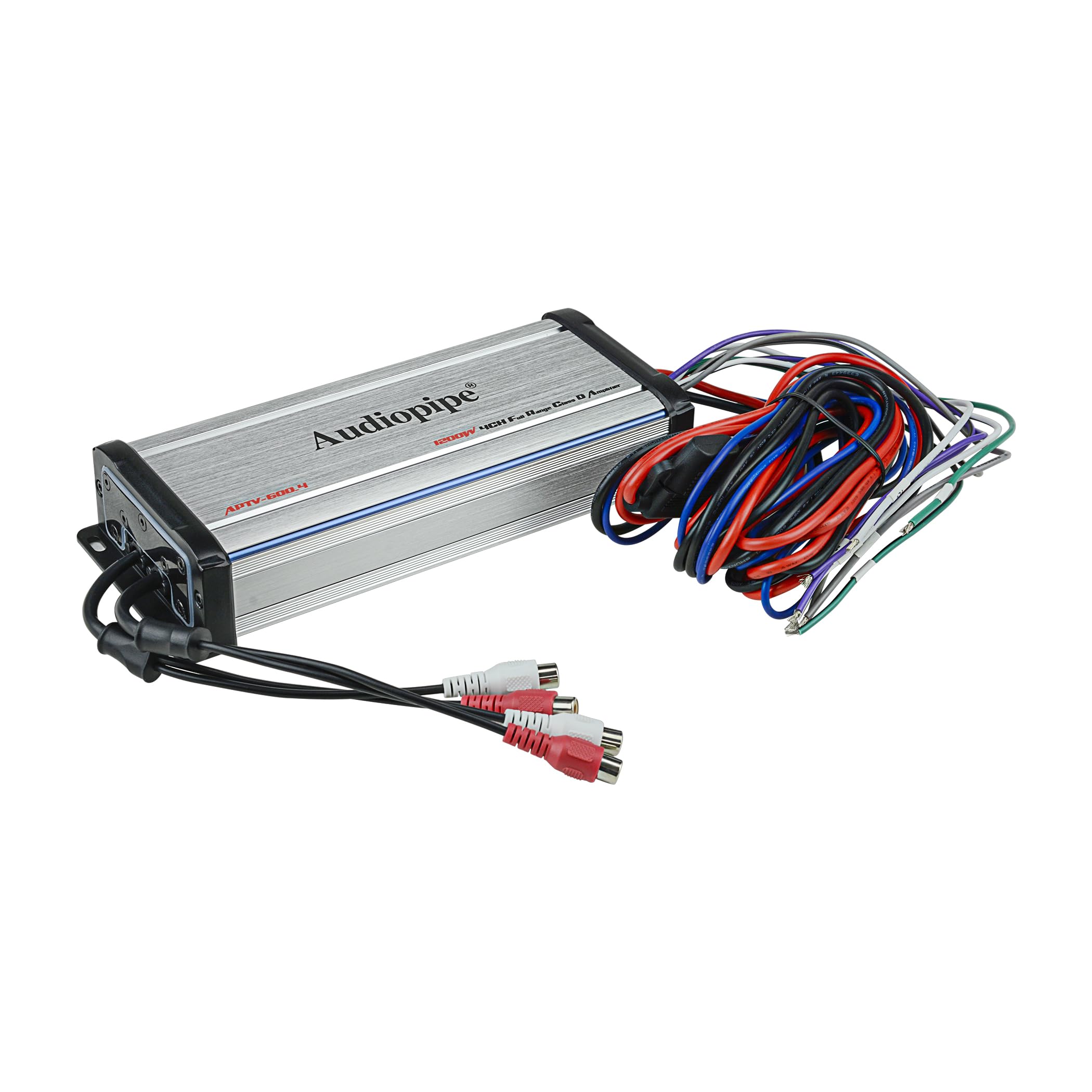 Audiopipe APTV6004 Marine 4 Channel Amplifier 1200W Max