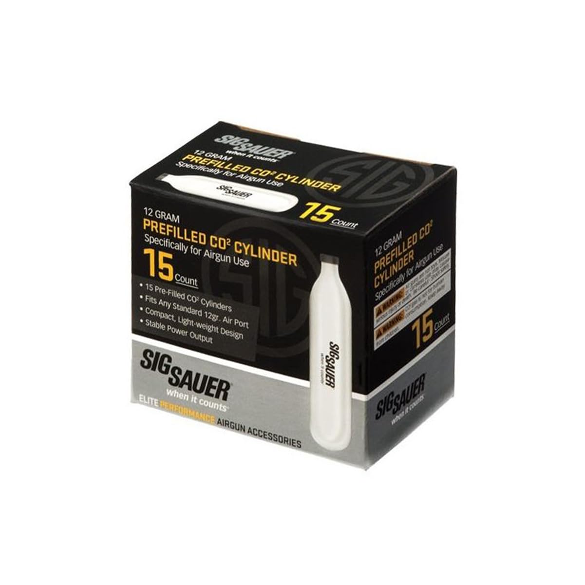 Sig Sauer AC1215 CO2 CYLINDERS 12 Gr. - 15 PACK