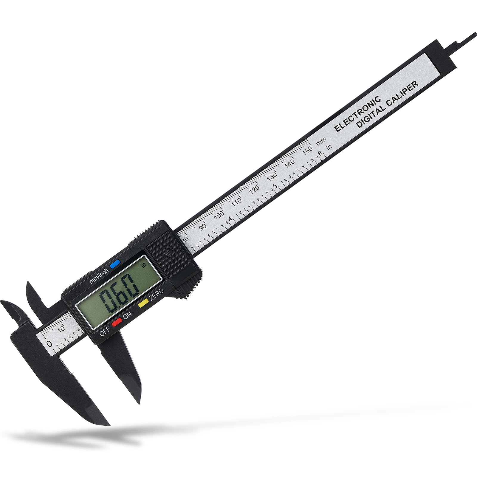 Digital Caliper, Adoric Calipers 0-6 Inch, Inch/mm Conversion, Large LCD