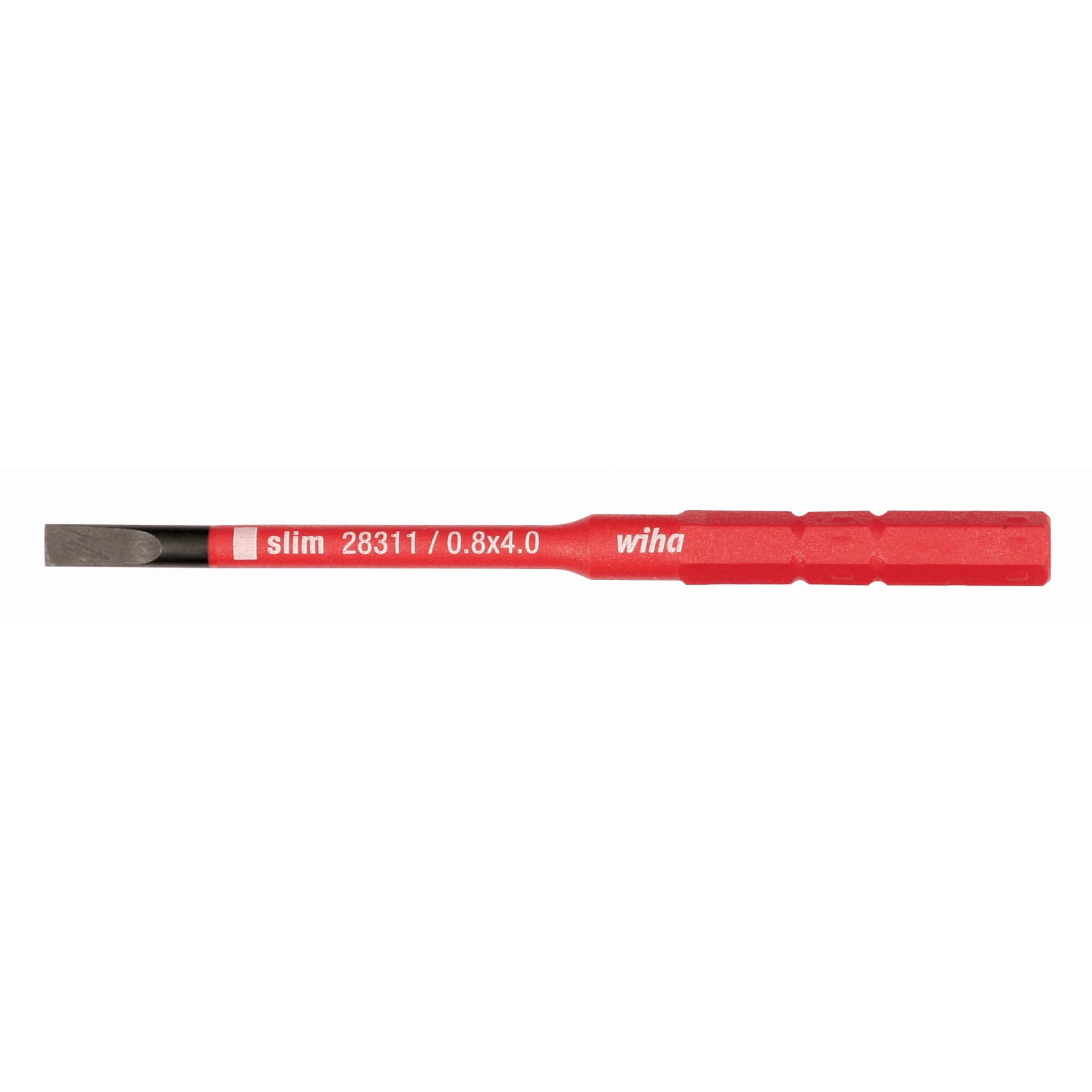 Wiha 28309 Insulated SlimLine Slotted Interchangeable Blade 4.0mm by 90mm