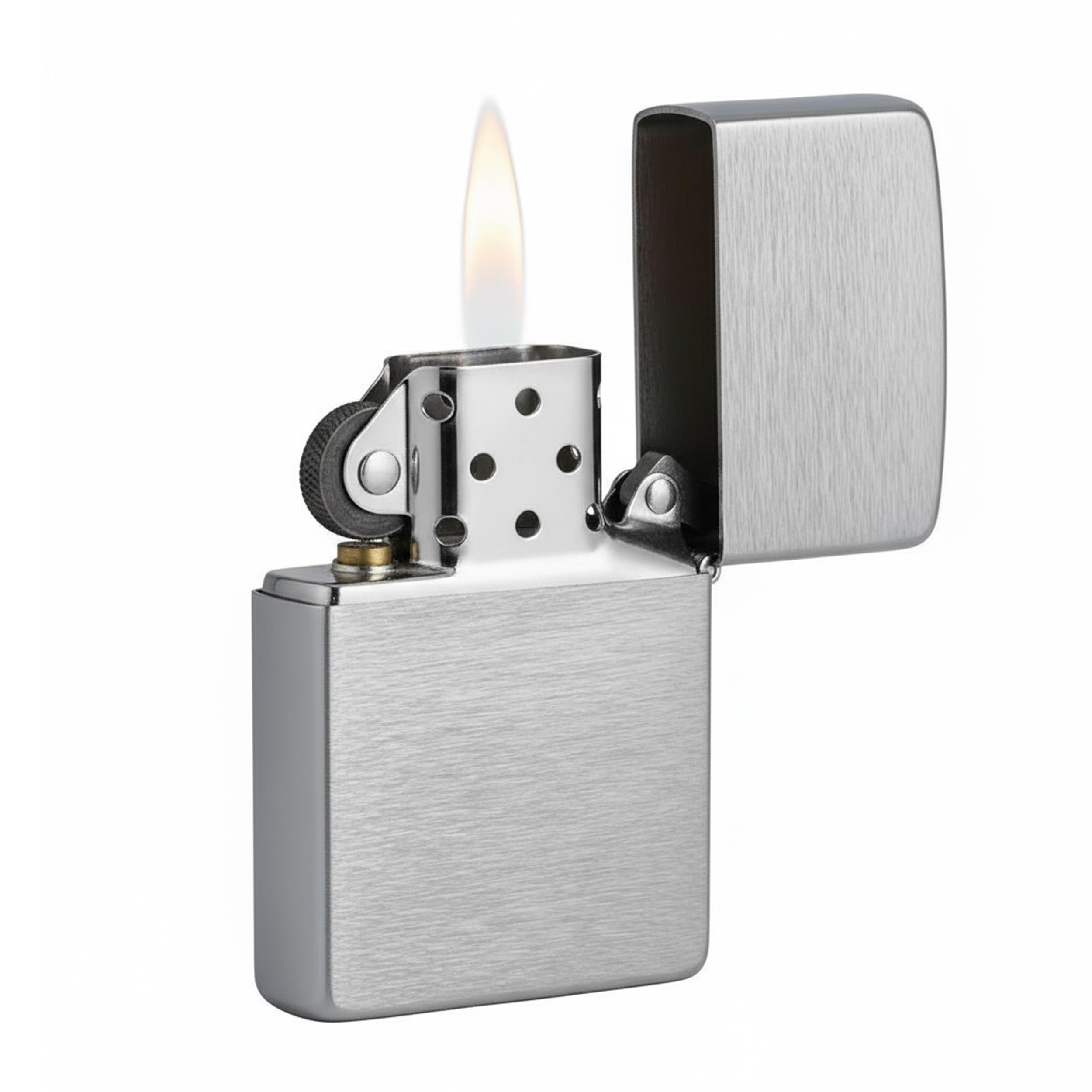 Zippo 200 Windproof Lighter Brushed Chrome