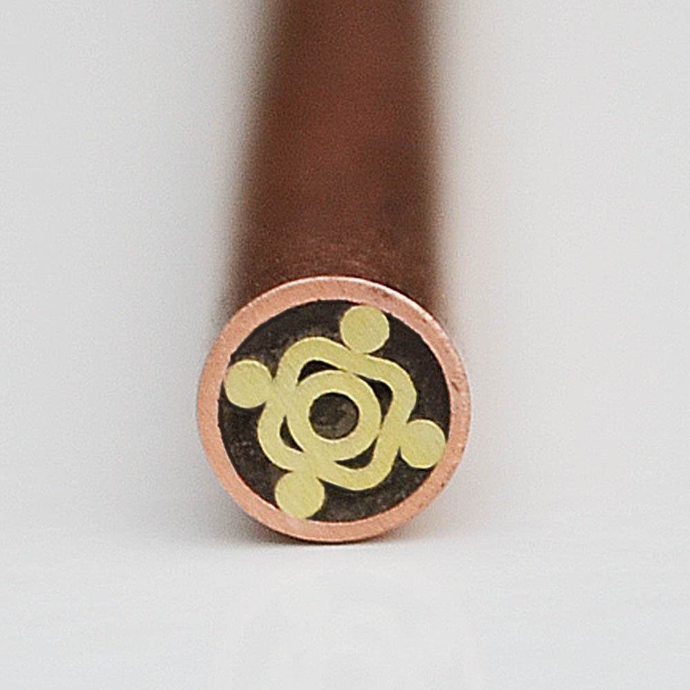 Mosaic Pin Pins Knife Handle Custom Knives Blank Blades Brass Copper Steel for Hunting Knives (3/16") (#23 (3/16"))