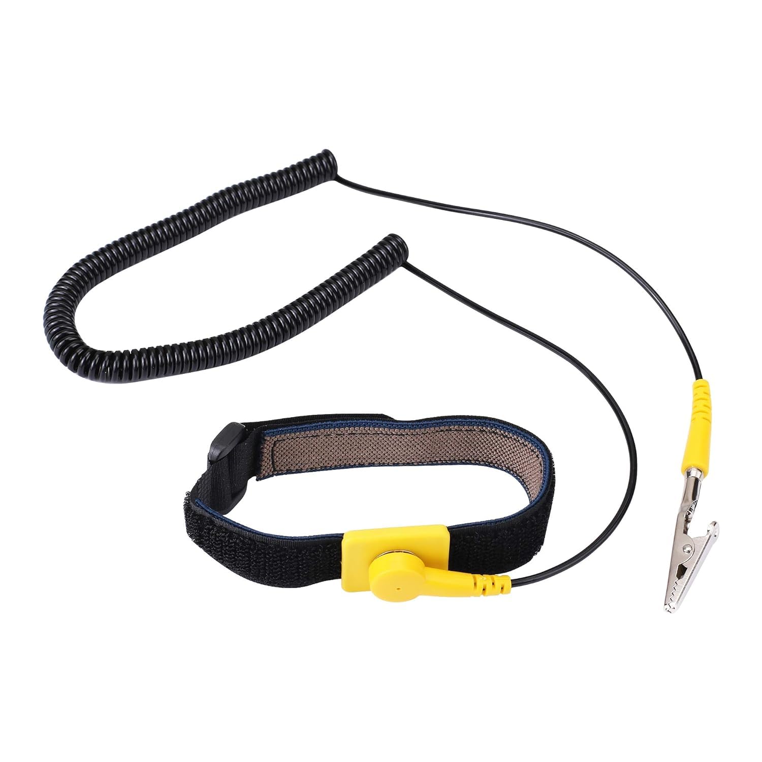 ARCTIC EAGLE Anti Static Wrist Strap, 11" Anti Static Wristband Grounding Bracelet with Alligator Clip and Extendable Long Cable, Fits Wrist Circumference 6" to 8.5". [Regular Size]