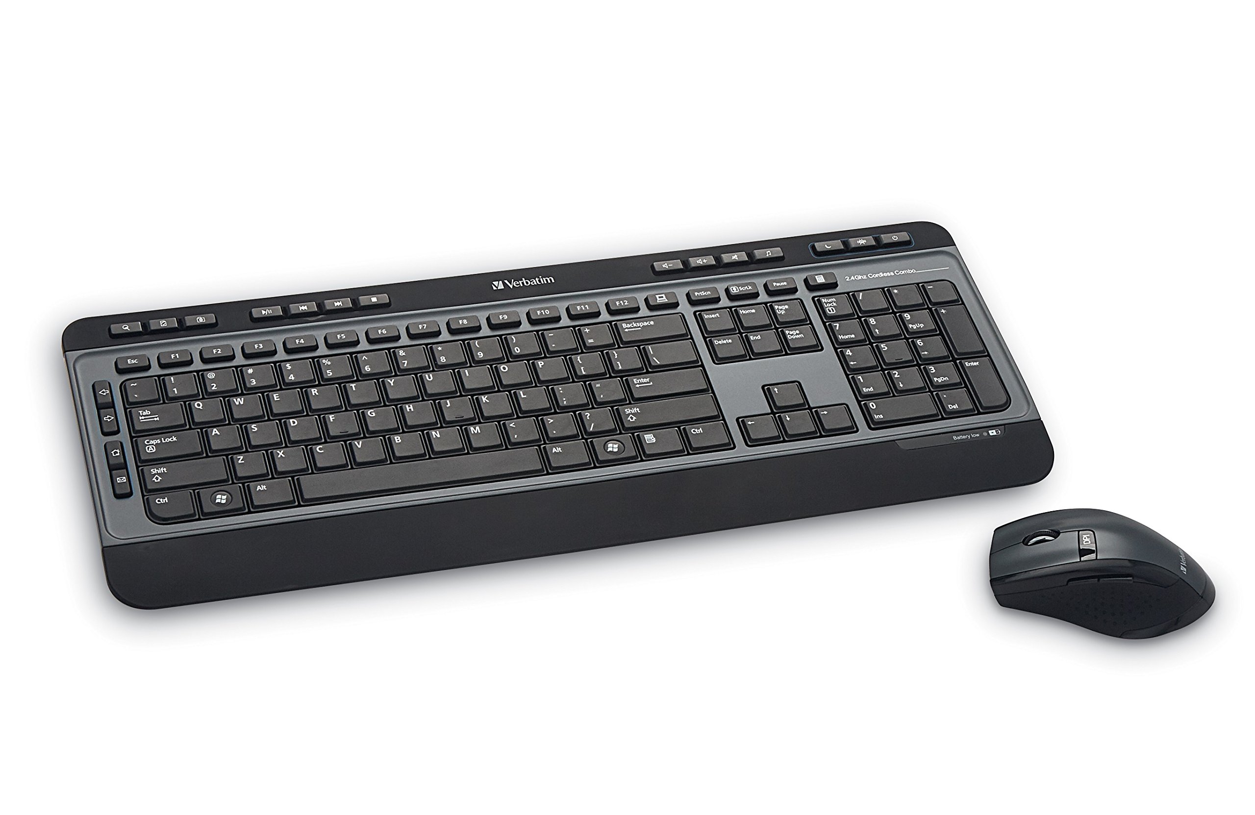 Verbatim 99788 Wireless Multimedia Keyboard & 6-Button Mouse Combo