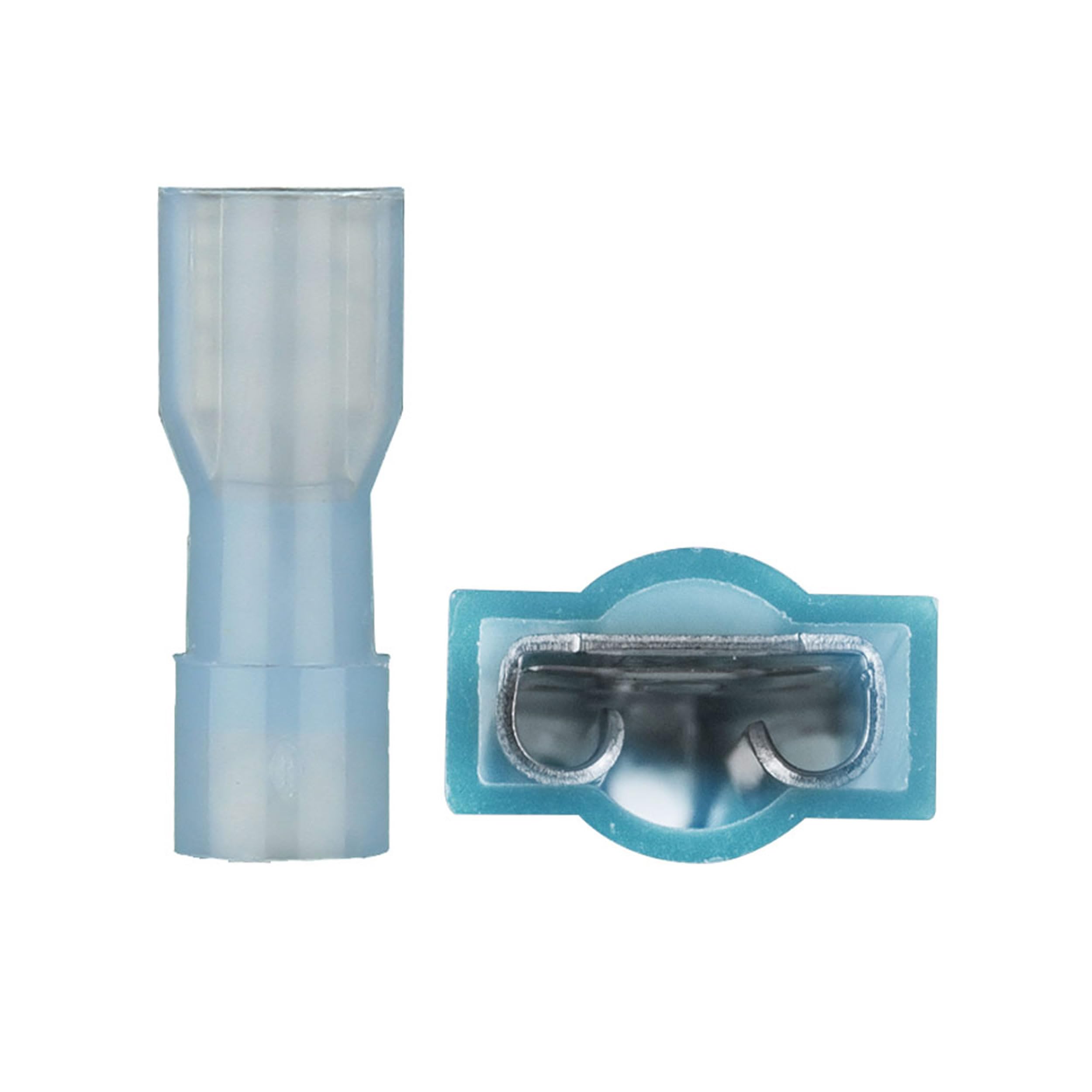 Install Bay BNFD250F Fully Insulated Nylon 16/14 Gauge .250 Female, Blue (100-Pack)