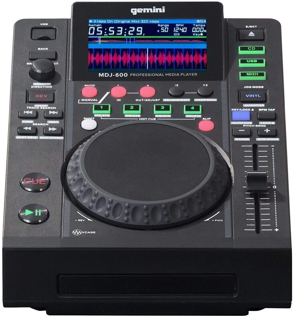 Gemini MDJ-600 MDJ-600 Professional USB & CD Media Player