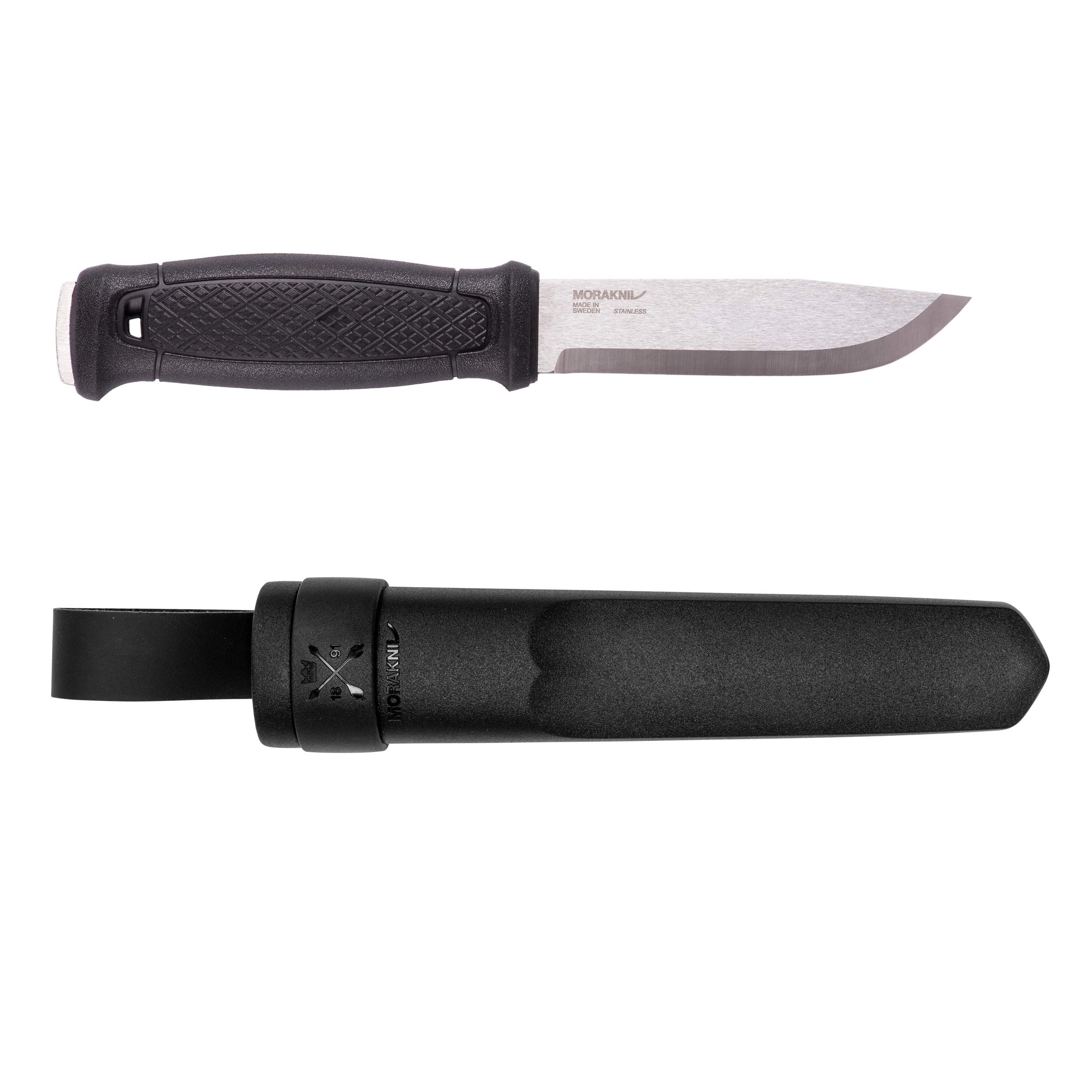 Morakniv Garberg Stainless Steel Full-Tang Fixed-Blade Survival Knife With Sheath, 4.3 Inch