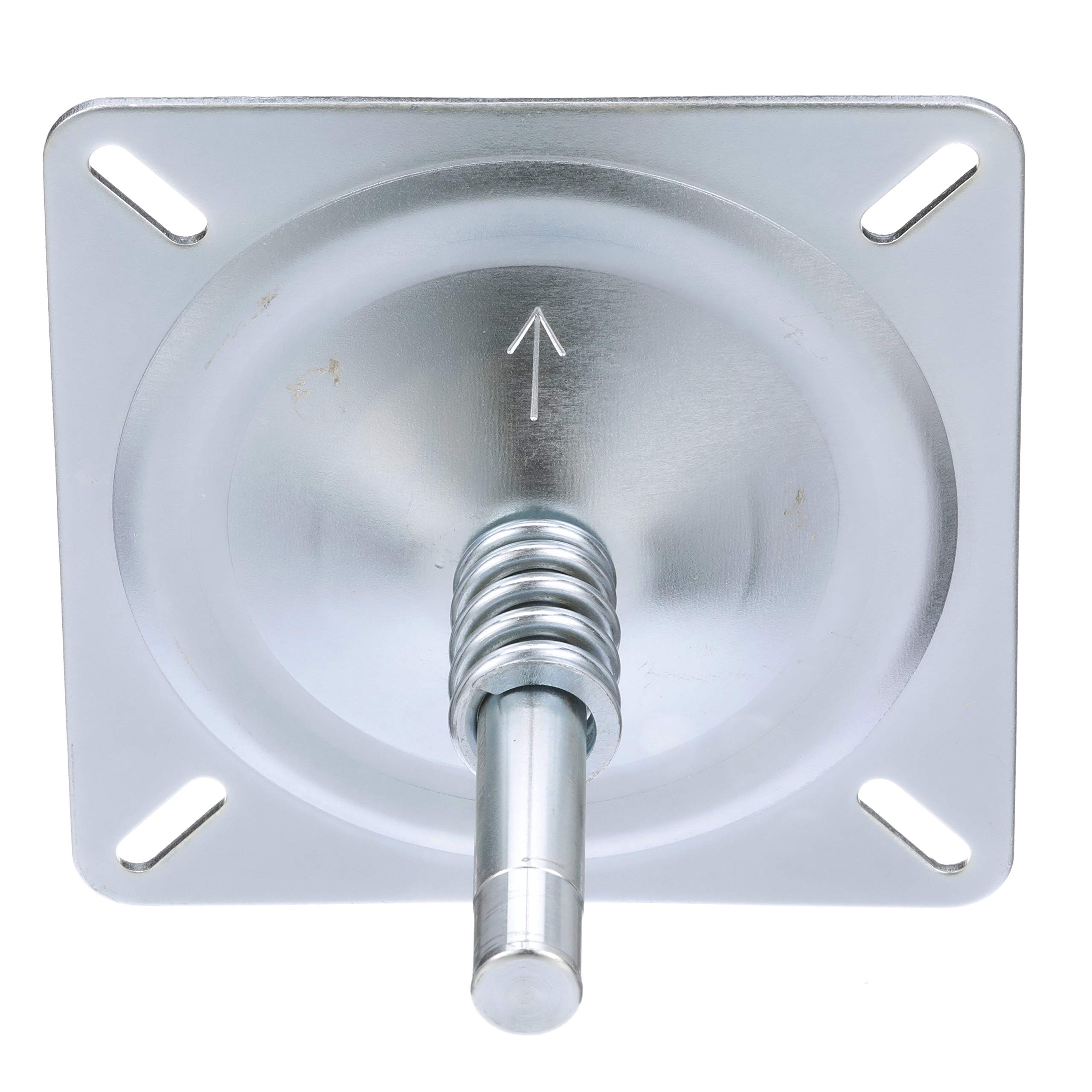 Attwood Lock'N-Pin 3/4" Seat Mount, Zinc Plated Steel, 2-3/4" Steel with Spring, Black E-Coat Finish, SP-1002