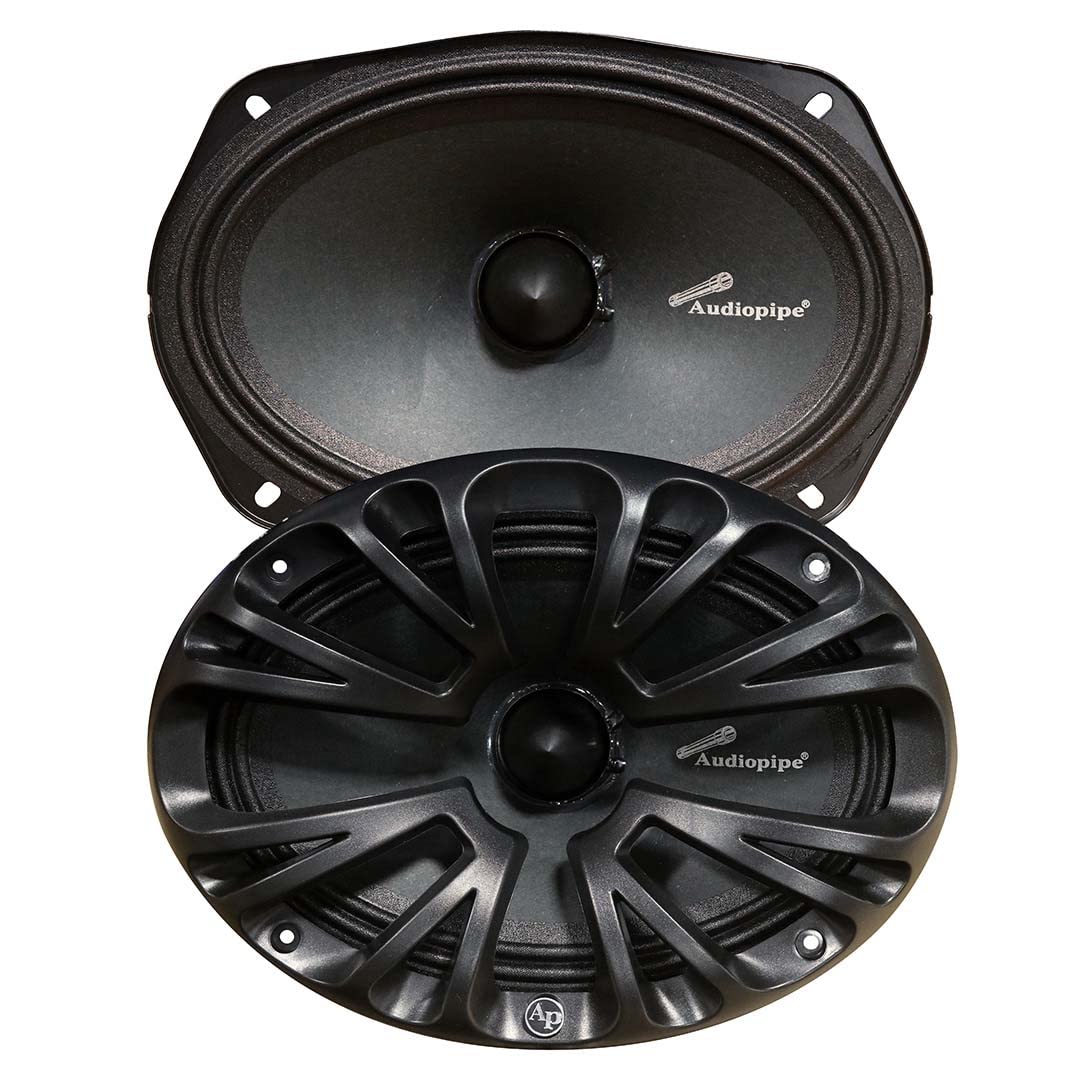 Audiopipe APMB6900C 6X9" Mid Frequency Loudspeakers 125W RMS 8Ohms (Pair)