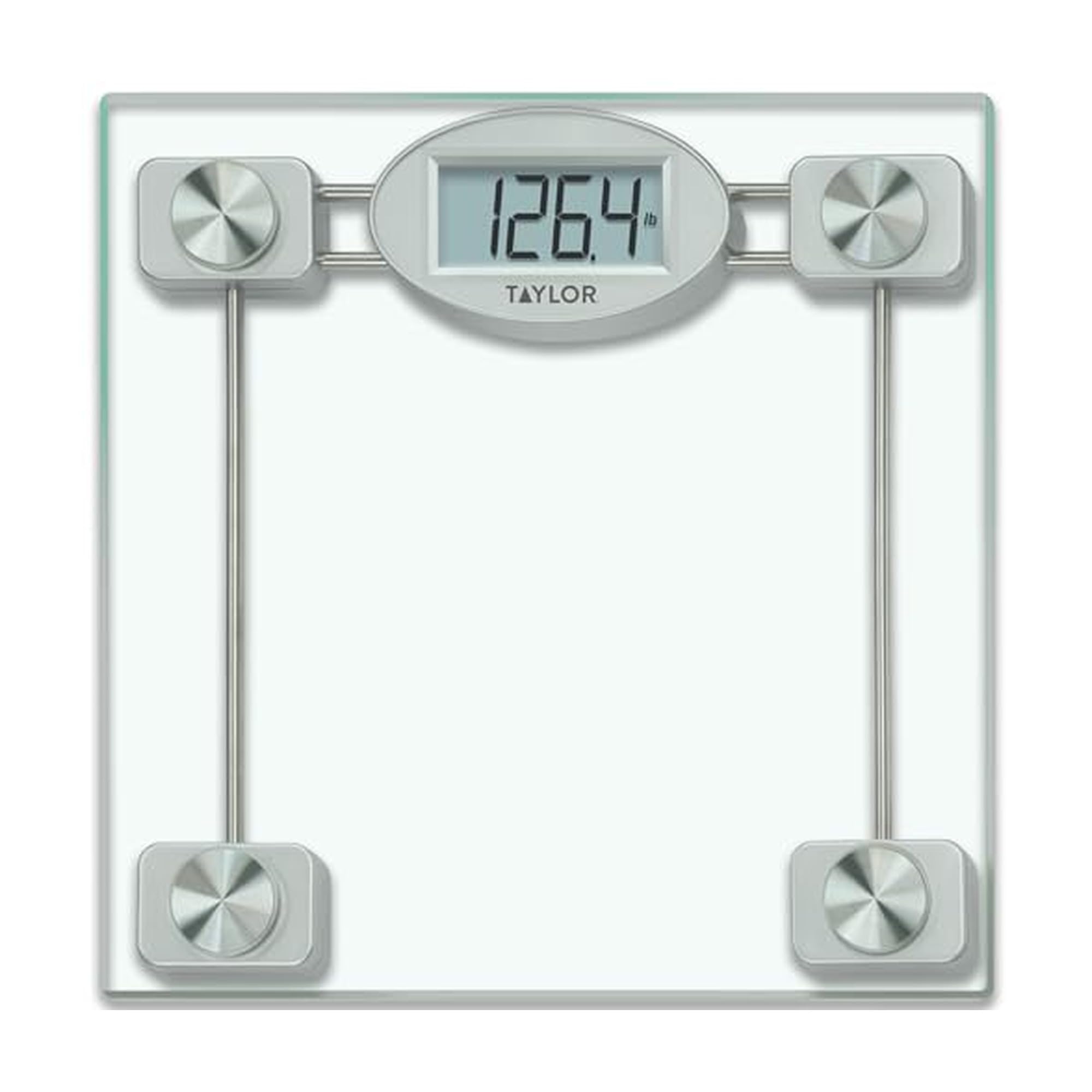 Taylor Precision Prod. 75274192 LCD Readout 400-lb Capacity Glass Bathroom Scale