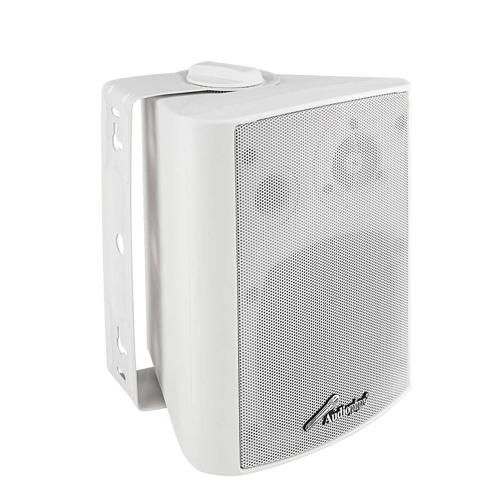 Audiopipe ODP423WH 4" Indoor/Outdoor Weatherproof Loudspeakers-White-Pair
