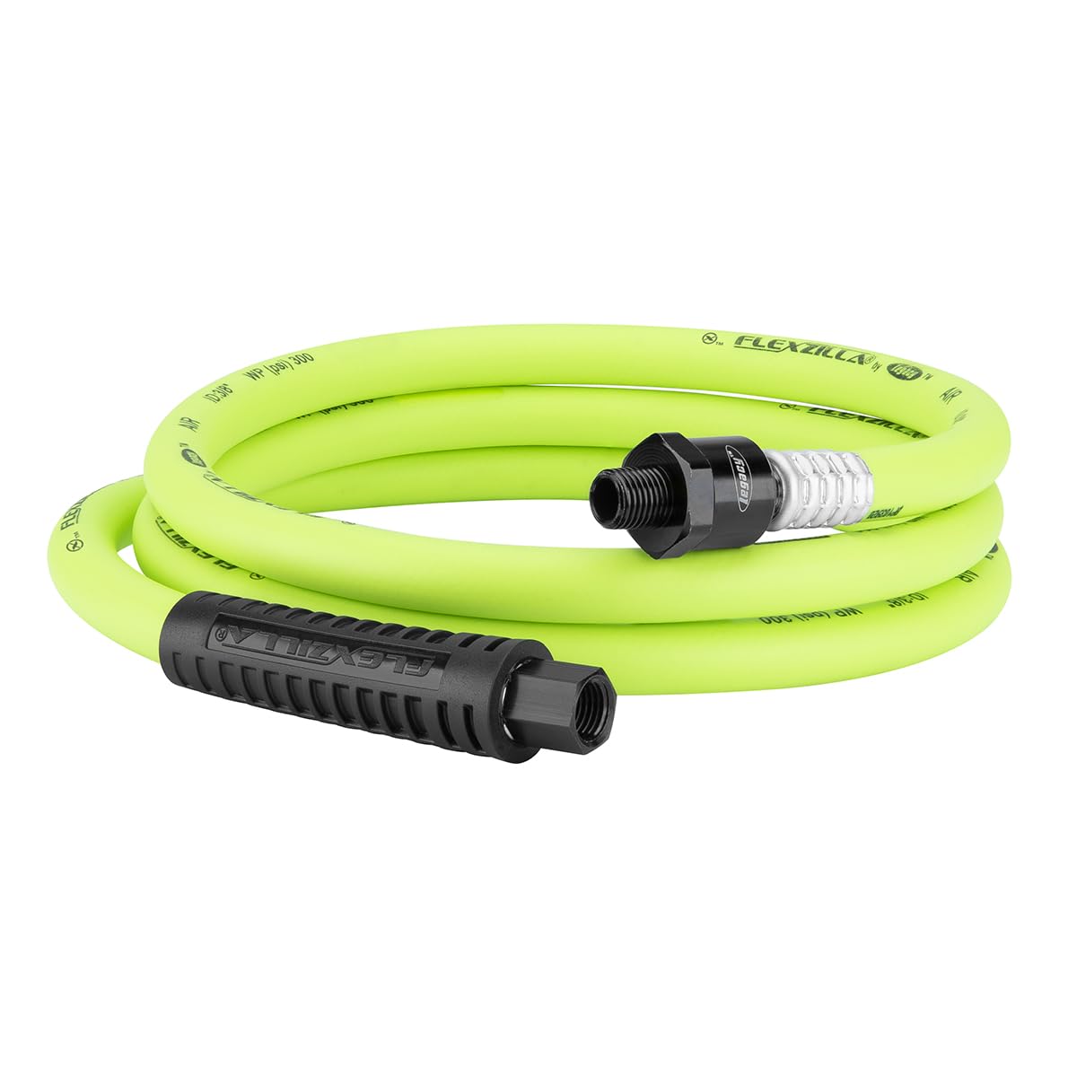 Flexzilla HFZ3806YW2B Whip Hose W/ Ball Swivel 3/8In X 6Ft