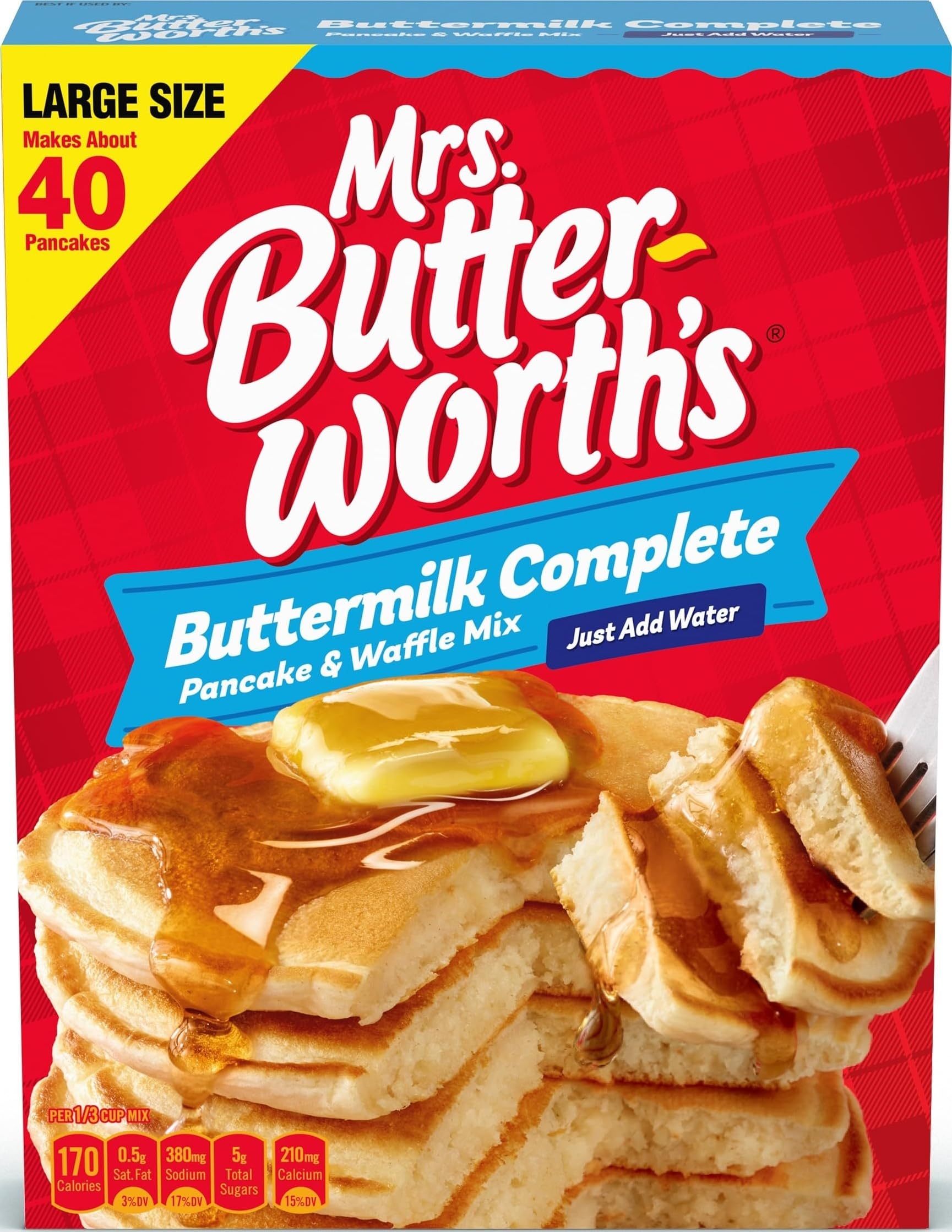 Mrs. Butterworth's Complete Buttermilk Pancake and Waffle Mix, 32 oz