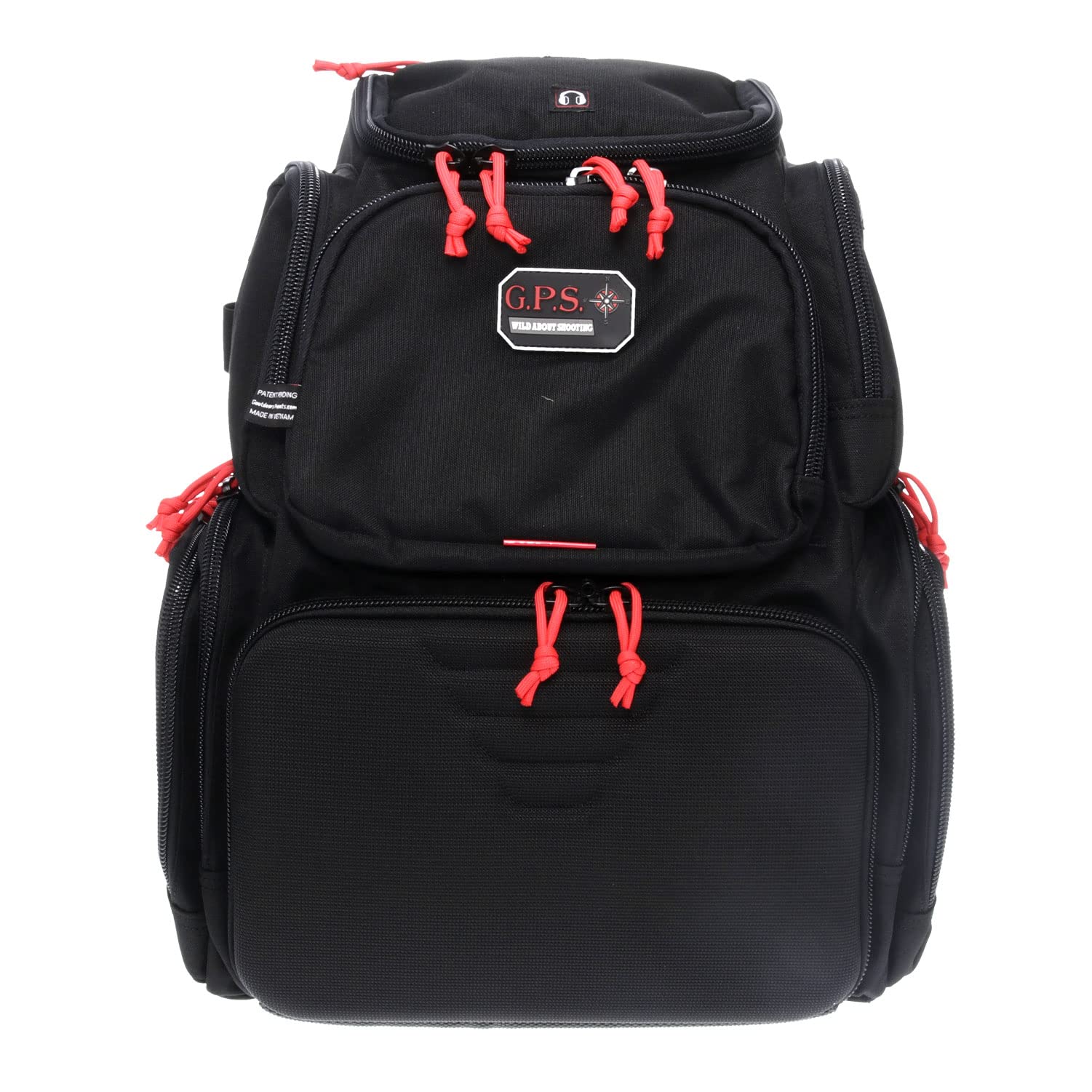 Handgunner GPS1711BP Backpack with Cradle for 4 handguns  Black