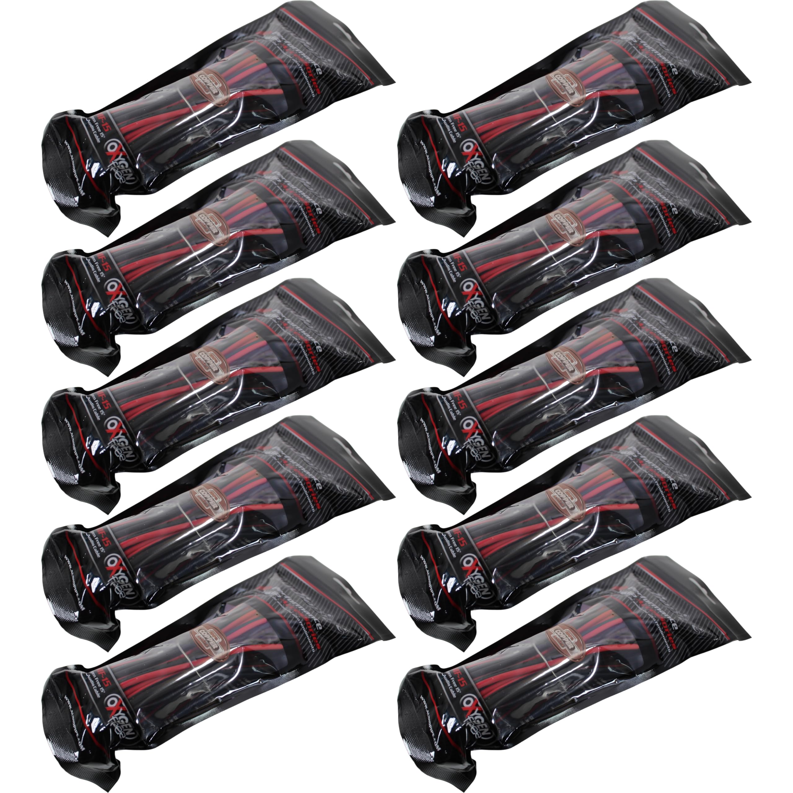 Audiopipe AMF15 15ft Oxygen Free RCA Cable - 10pcs per bag