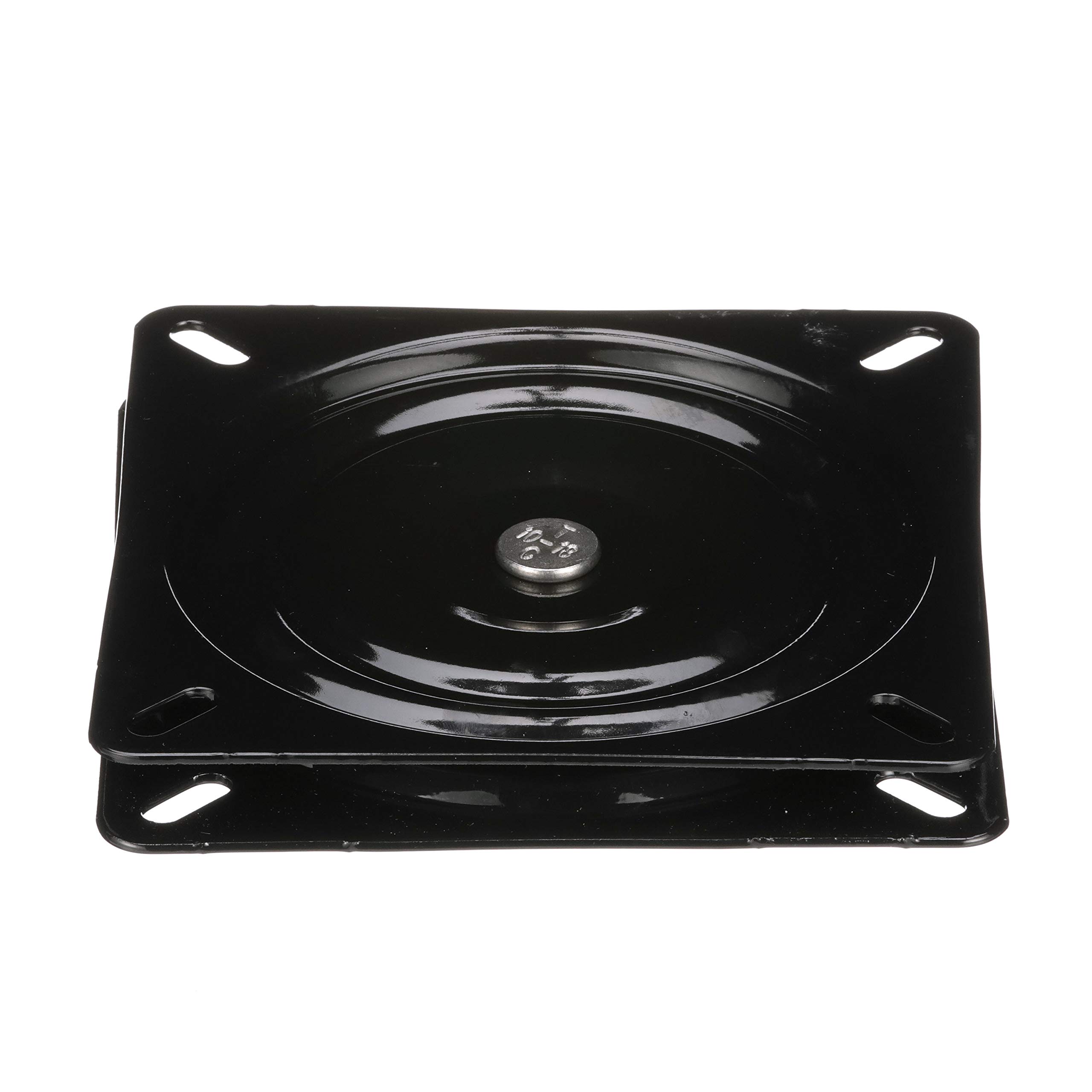 Attwood 6-1/4" Boat Seat Swivel - 0° Tilt Black Powder Coated Steel