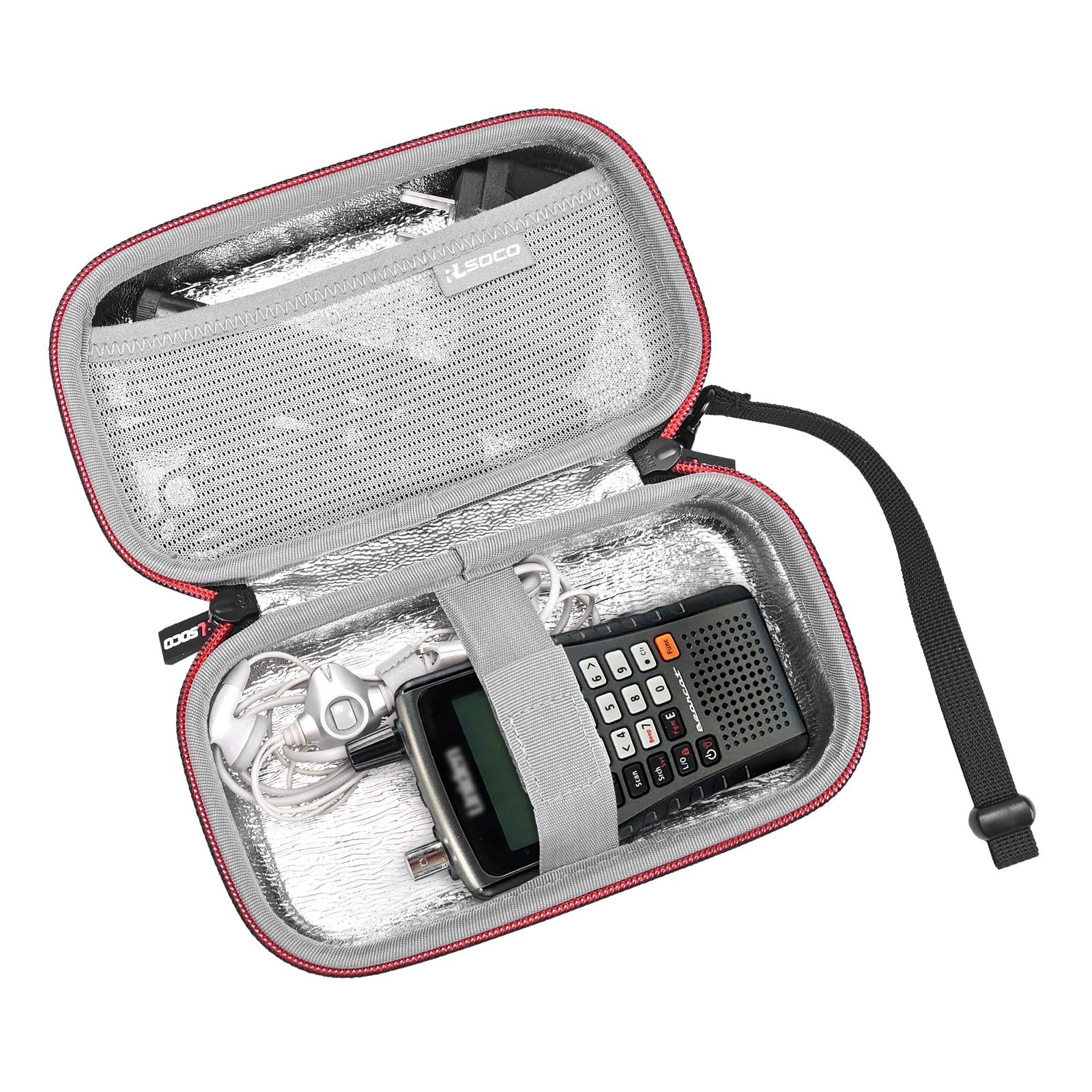 RLSOCO Travel Case for Uniden Bearcat BC125AT Handheld Scanner | Compact Design with YKK Zipper & Scratch Protection (Case Only)