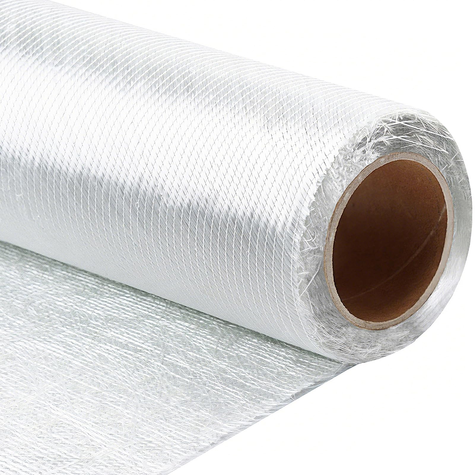 ZXQDRE 1708 Biaxial Fiberglass Cloth Mat Roll 50" x 360" | Heavy Duty 10 Yards Long Fiber Glass Cloths for Boat, Automotive, Roofing & DIY Epoxy & Polyester Compatible Fiberglass Repair