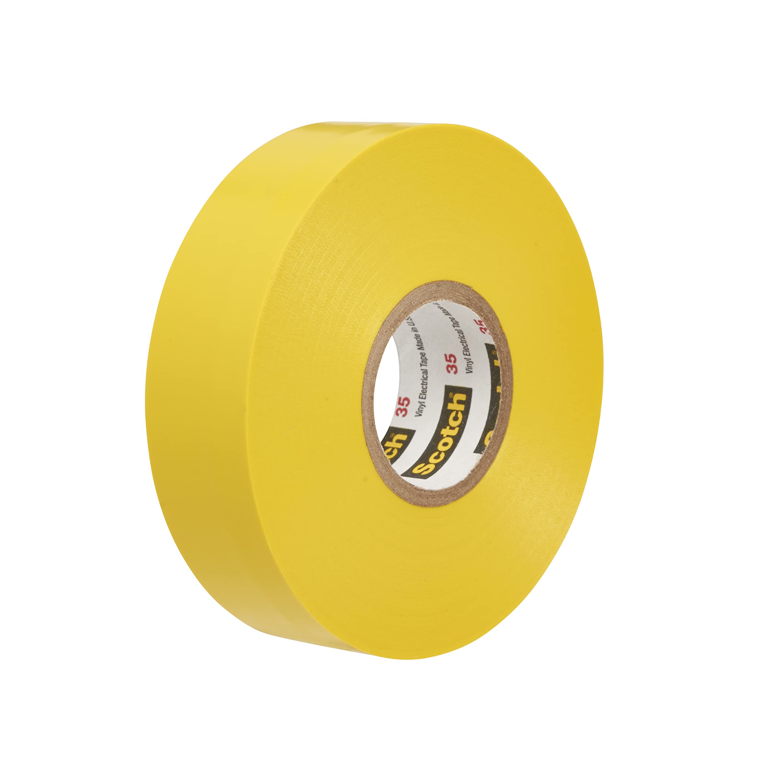 3M Scotch Vinyl Color Coding Electrical Tape 35, 3/4 in x 66 ft, Yellow - 10844-BA-10
