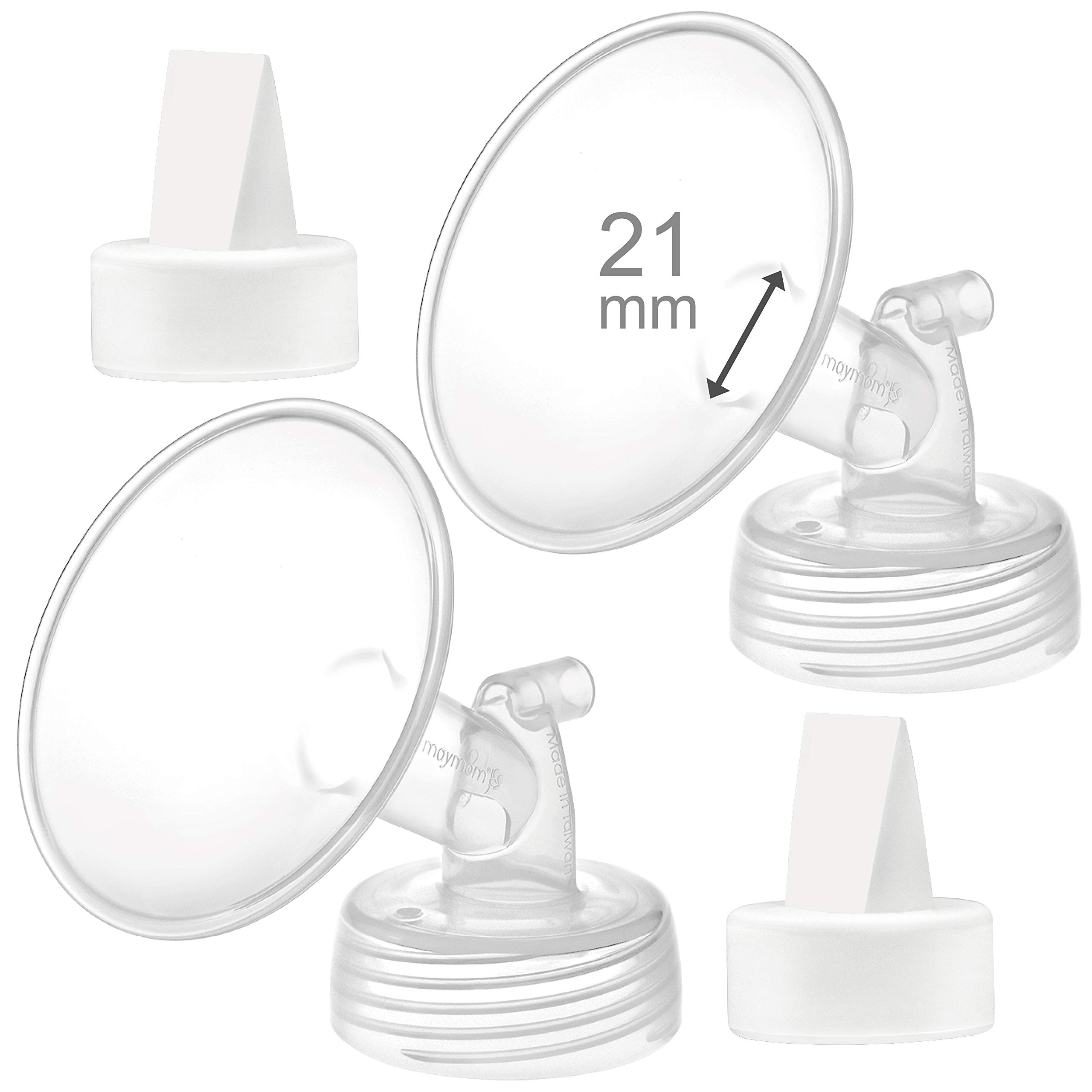 Maymom 21mm Flange and Duckbill Valve Compatible with Spectra S1 S2 9 Plus Replacment Pump Parts Not Original Spectra Flange Duckbill Valve