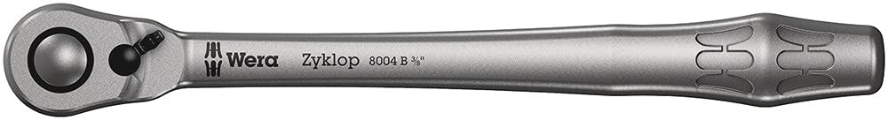Wera 05004034001 8004 B Zyklop Metal Ratchet with Switch Lever 3/8 Drive Multi