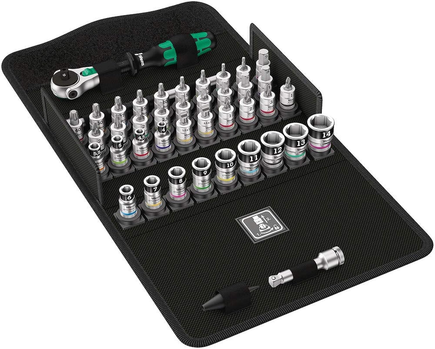 Wera Metric Speed Ratchet Set with 1/4" Drive (42 Piece Set)