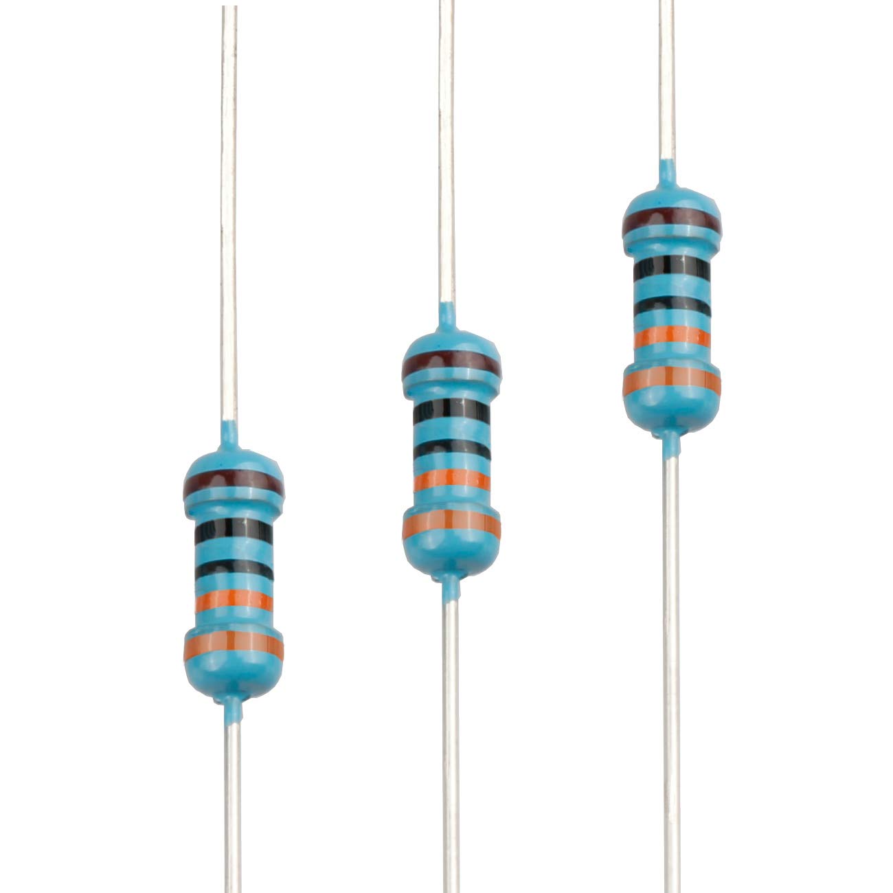 EDGELEC 100pcs 330 ohm Resistor 1/4w (0.25 Watt) ±1% Tolerance Metal Film Fixed Resistor, Multiple Values of Resistance Optional