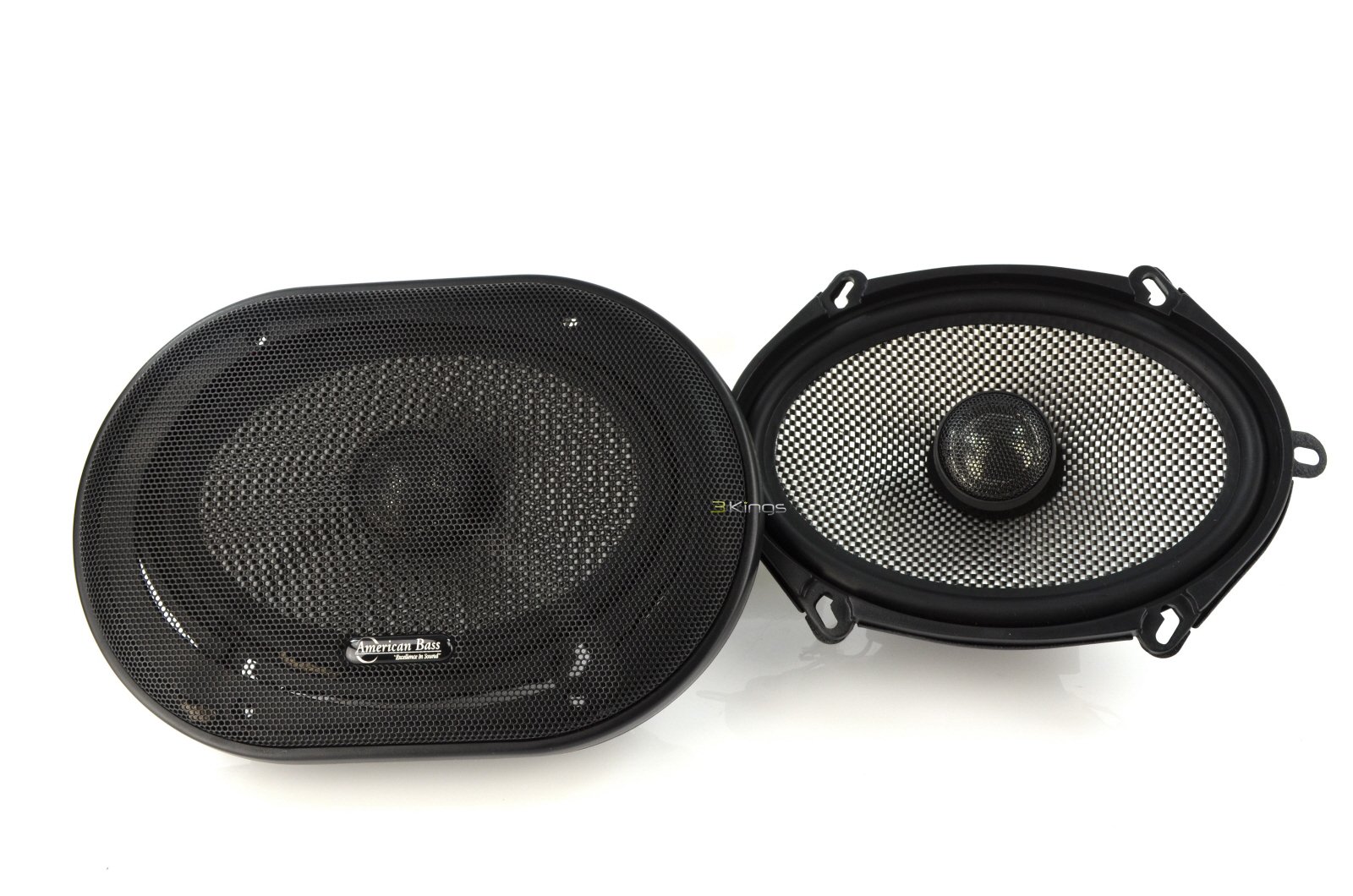 American Bass SQ5.7 5x7 6x8" 150 watt 2 Way Speakers (pair)