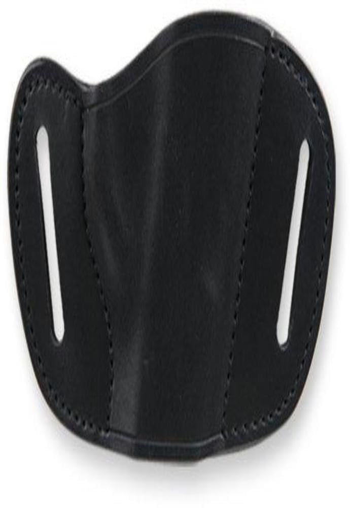 Bulldog MLBL Large Right Hand Leather Belt Slide Holster Fits Large Fram Autos
