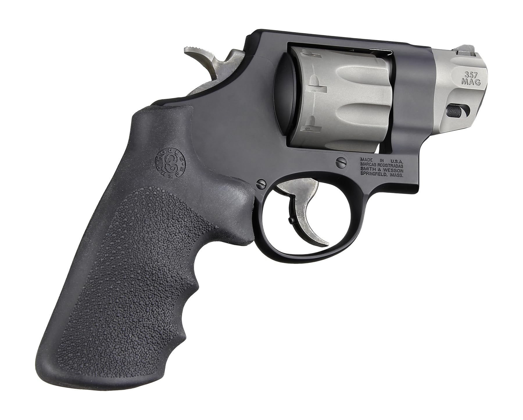 Hogue 19022S S&W K L N X Z Frame Round Butt Rubber Tamer Conversion