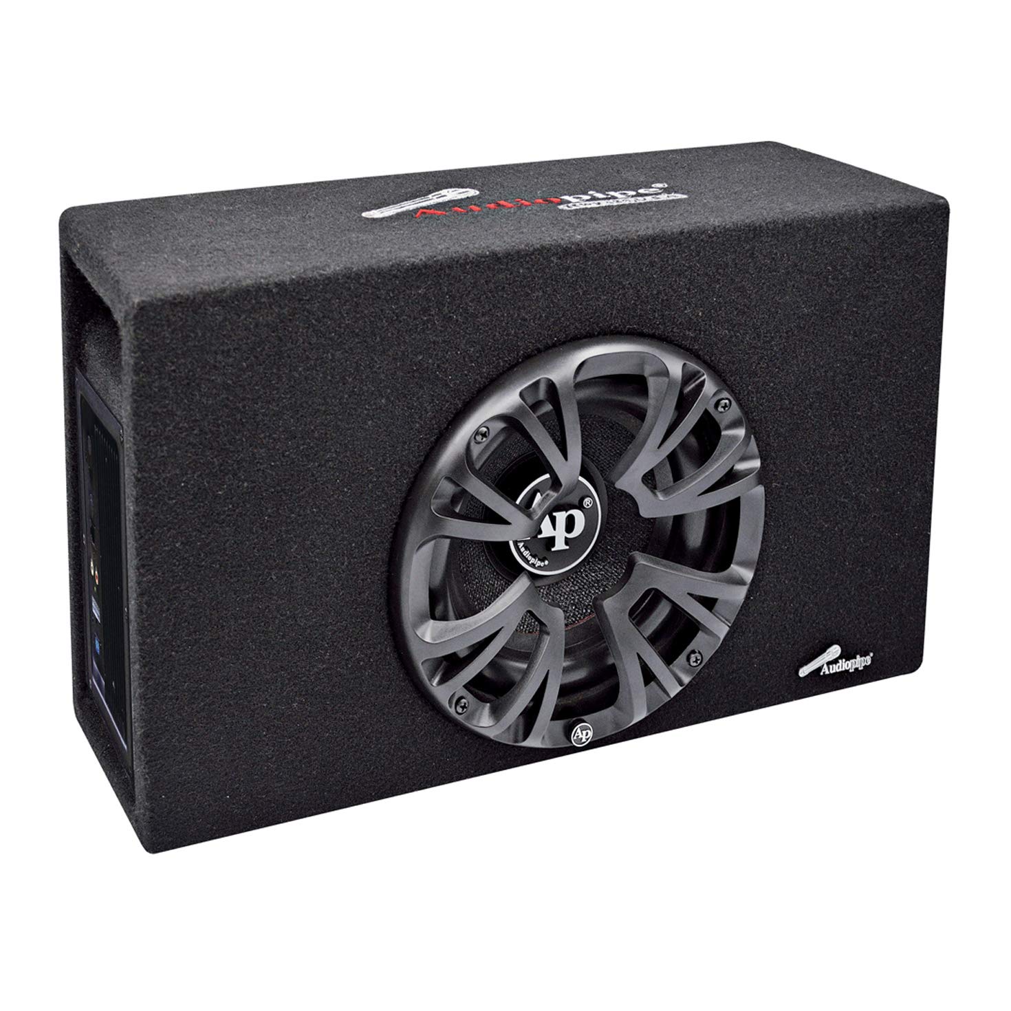 Audiopipe APMINIB800A Single 8" Amplified Ported Bass Enclosure 800 Watts