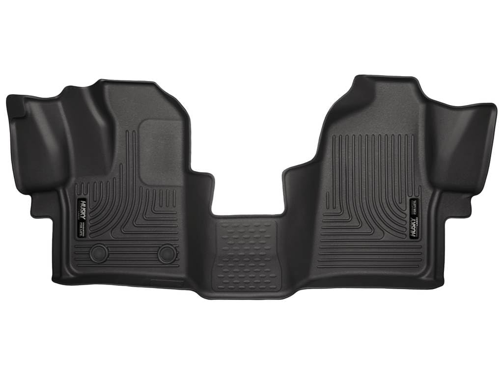 Husky 18771 Liners Front Floor Liners For 15-19 Ford Transit Van 150/250/350