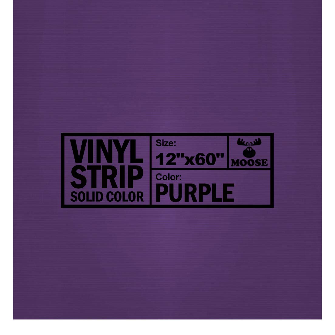Moose Supply 12-Inch (1-Foot) by 60-Inch (5-Foot) | Solid Purple | Commercial Grade Vinyl Strip | for Repairing Inflatables and Bounce Houses