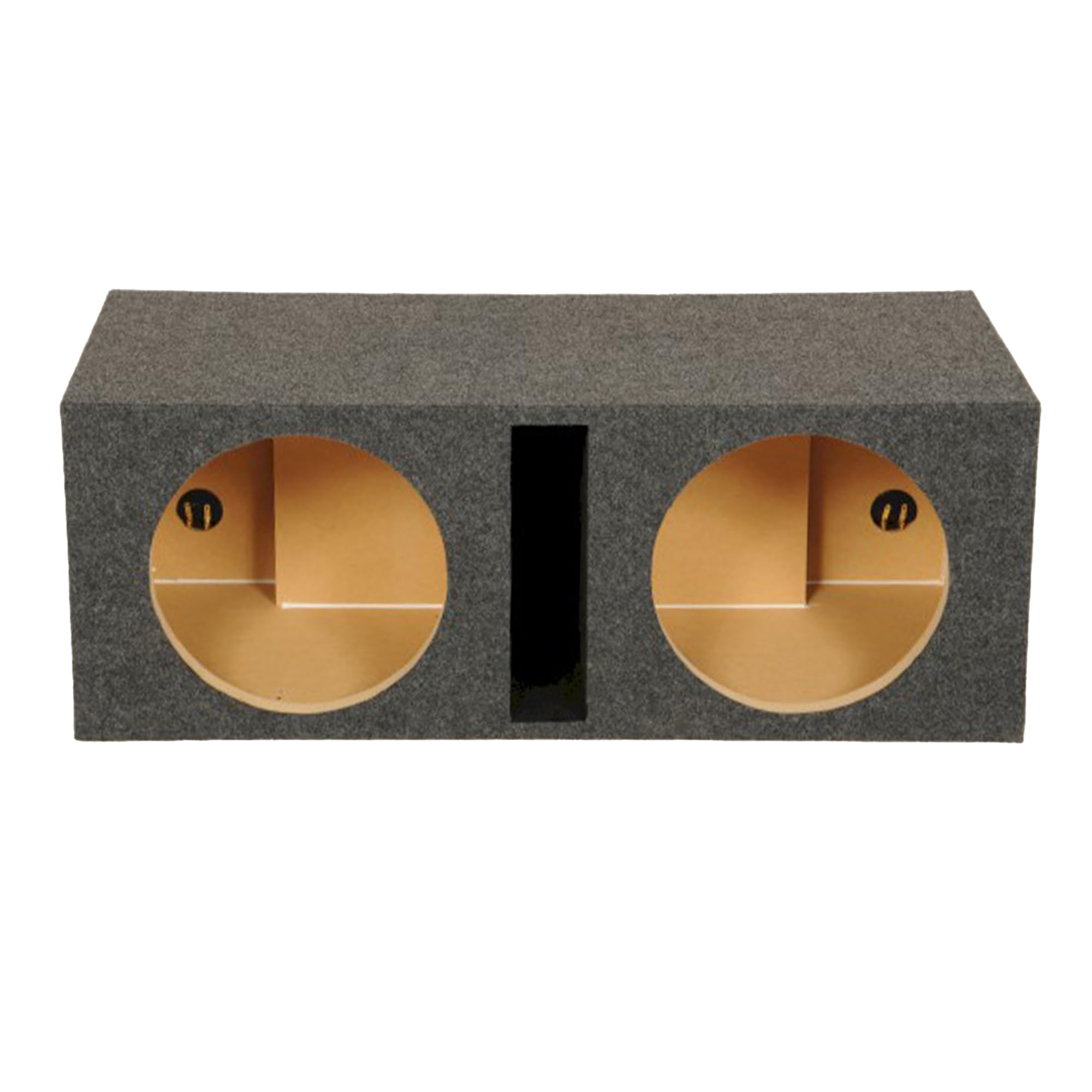 Q Power QHD212V Dual 12" Heavy Duty Vented Subwoofer Box