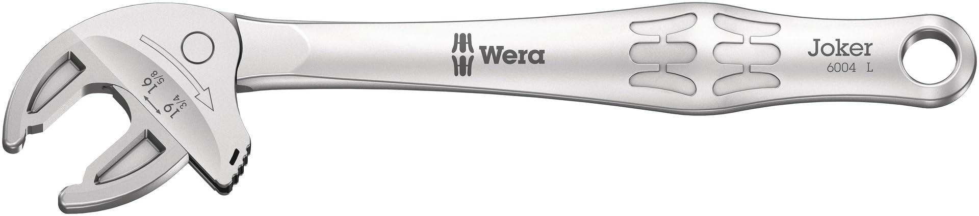 WERA 05020101001 Joker L Self-Setting Combination Wrench: 16 - 19mm, 5/8" - 3/4"