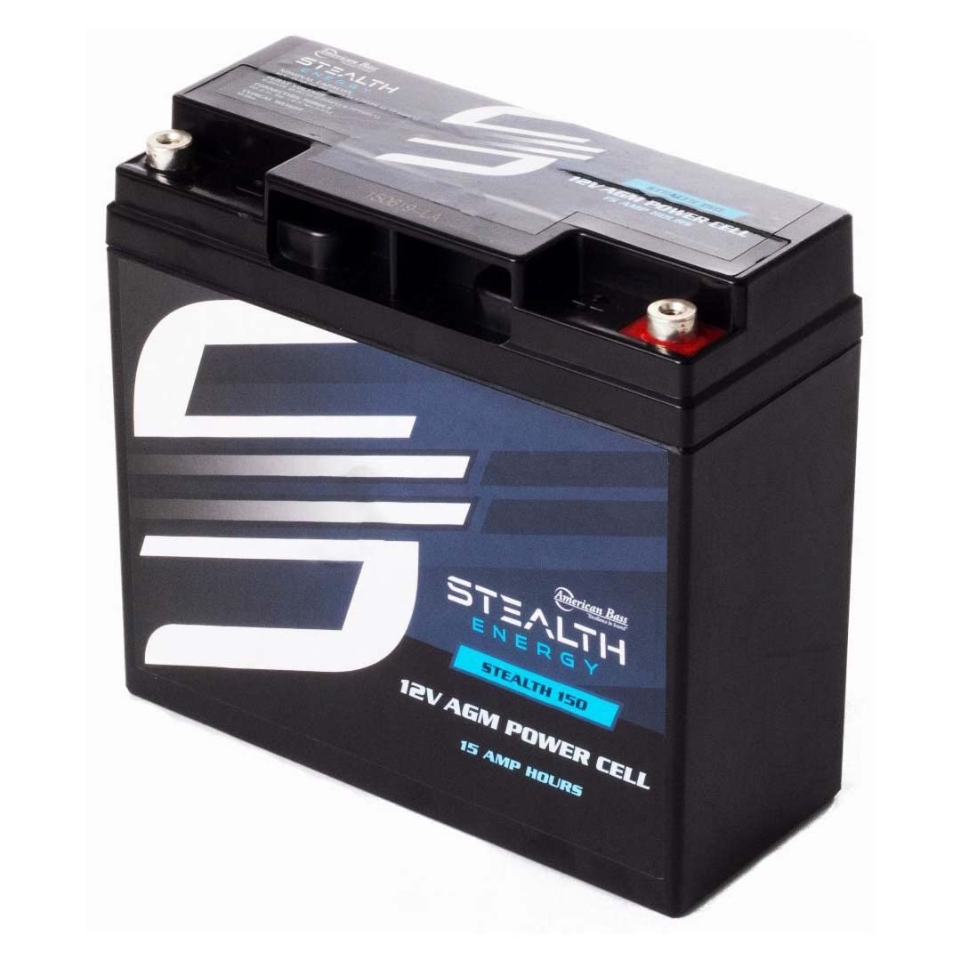 American Bass STEALTH150 12 Volt Power Cell, 500 Watts / 15Ah