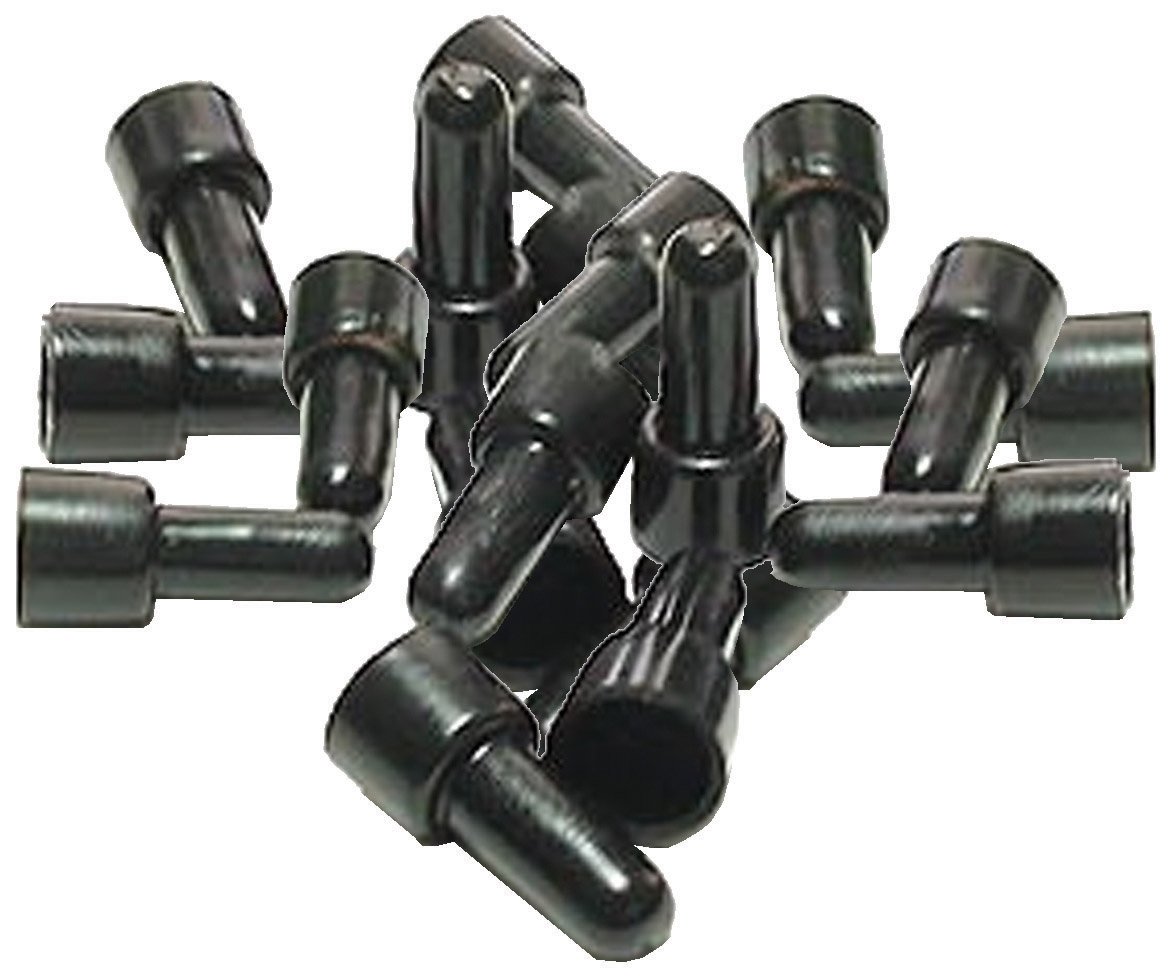 Audiopipe CC2214B BLACK CRIMP CAPS 14-22 GA Long Barrel 100 PK
