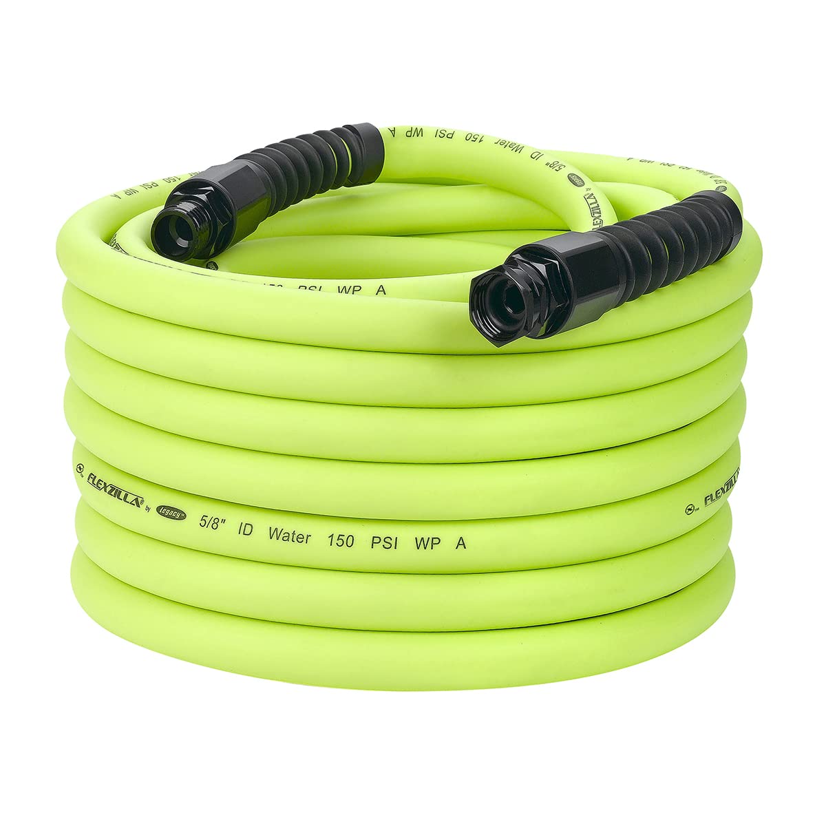 Flexzilla HFZWP575 Pro Water Hose 5/8In X 75Ft 3/4In   11 1/2 Ght Fittings