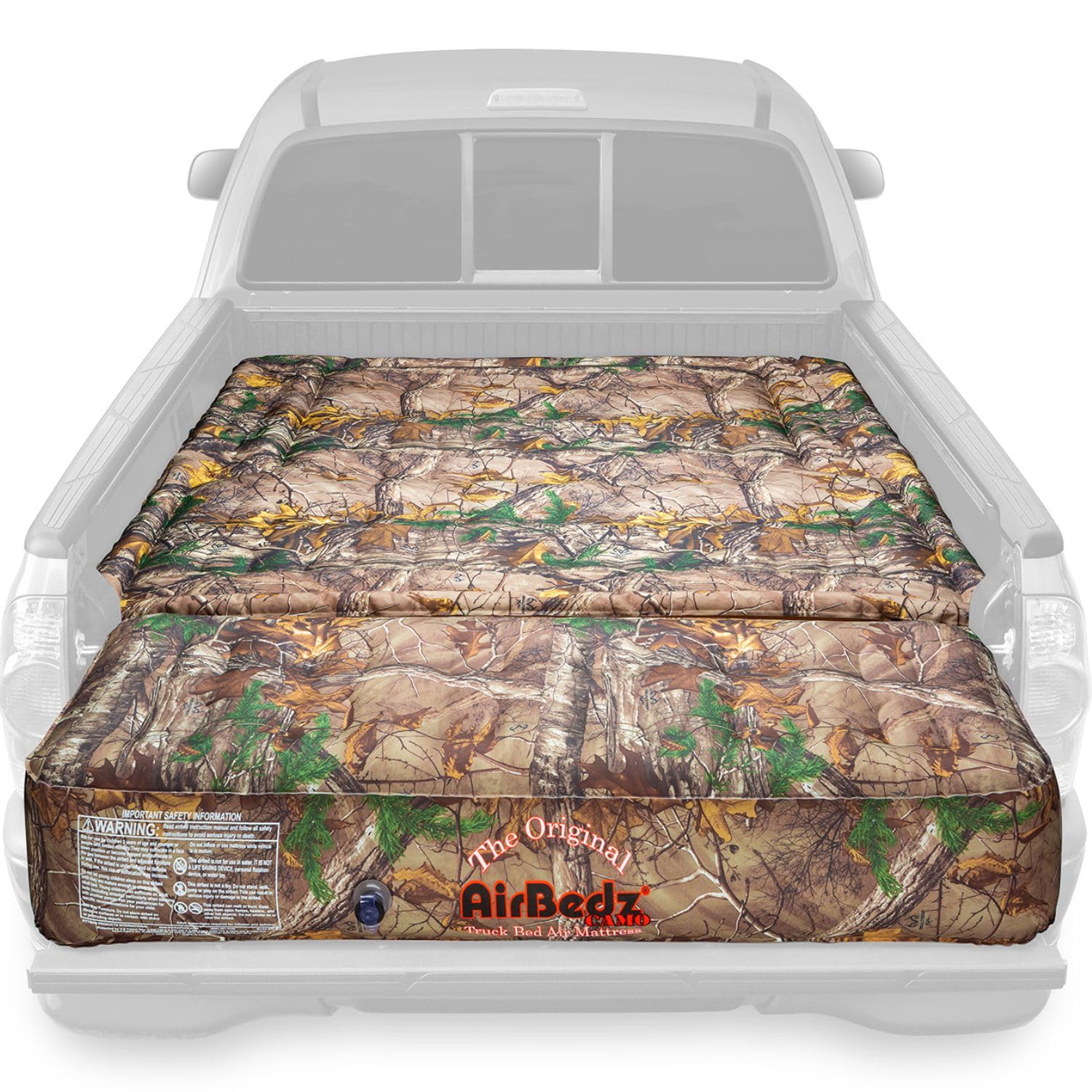 AirBedz PPI404 Full Size 5.5-5.8 Short Bed Air Mattress Camo w/ Battery Air Pump