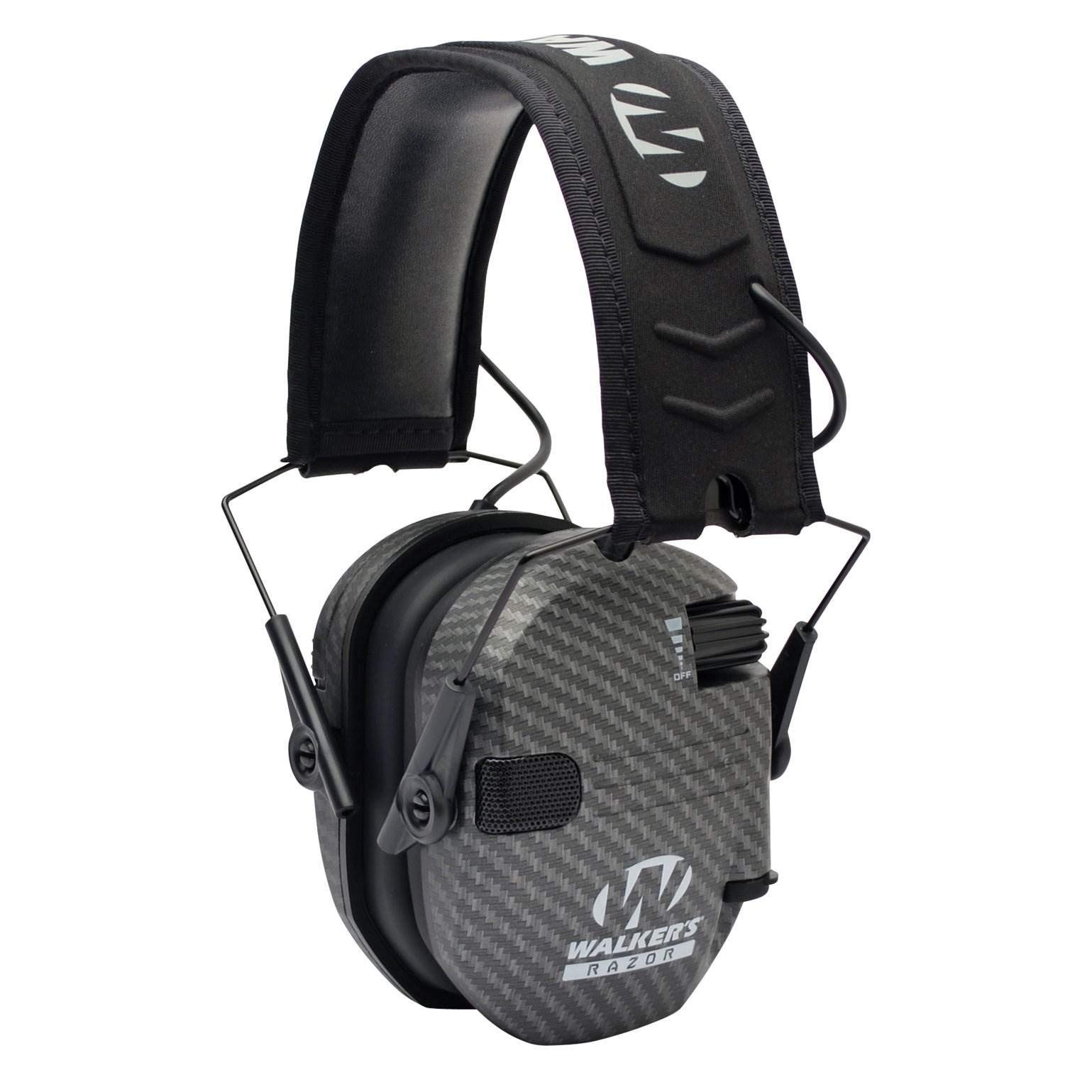 Walker's Game Ear RSEM-CARB Razor Slim Electronic Muff-carbon