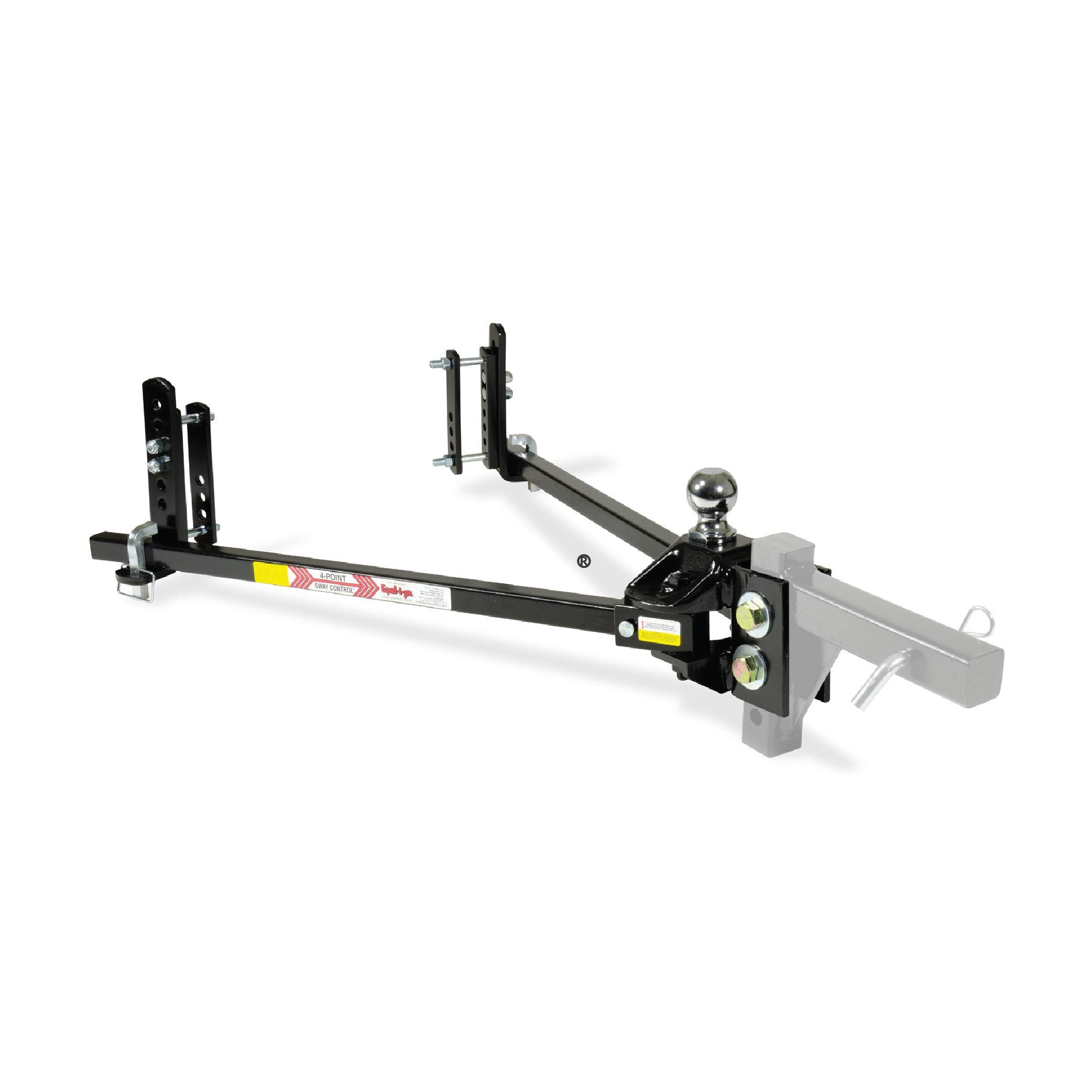 Equal-i-zer 4-point Sway Control Hitch, 90-00-1201, 12,000 Lbs Trailer Weight Rating, 1,200 Lbs Tongue Weight Rating, Weight Distribution Kit DOES NOT Include Hitch Shank, Ball NOT Included