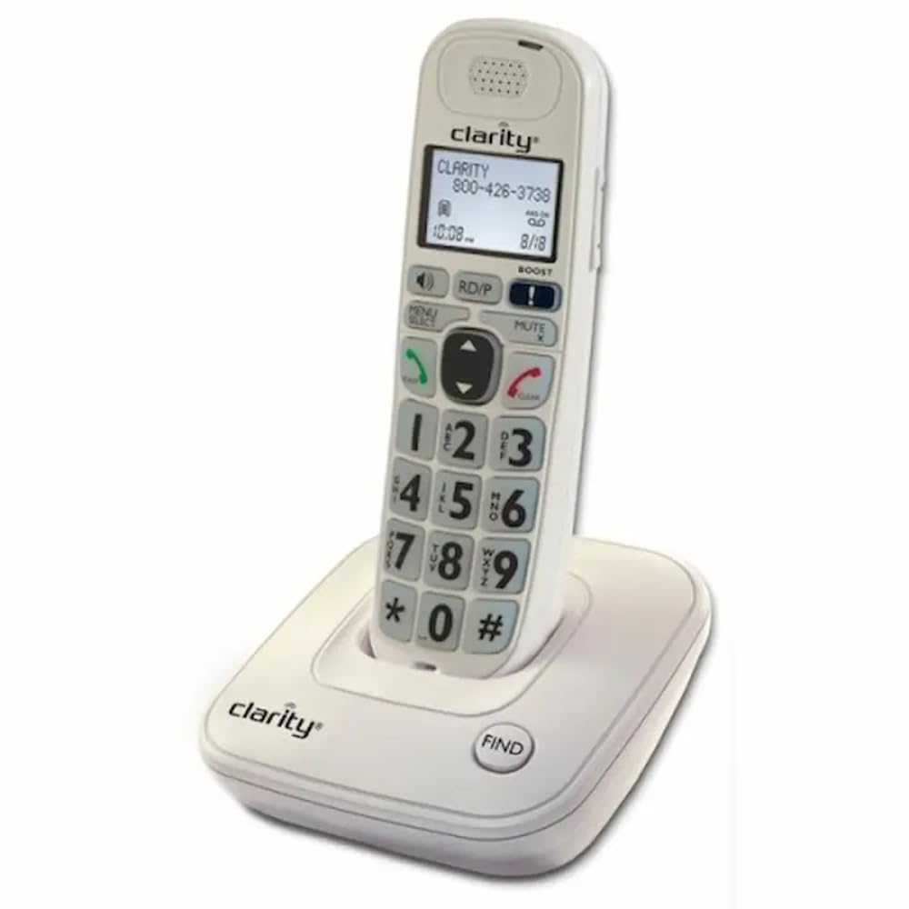 Clarity D704 53704.000 40dB Amplified Cordless