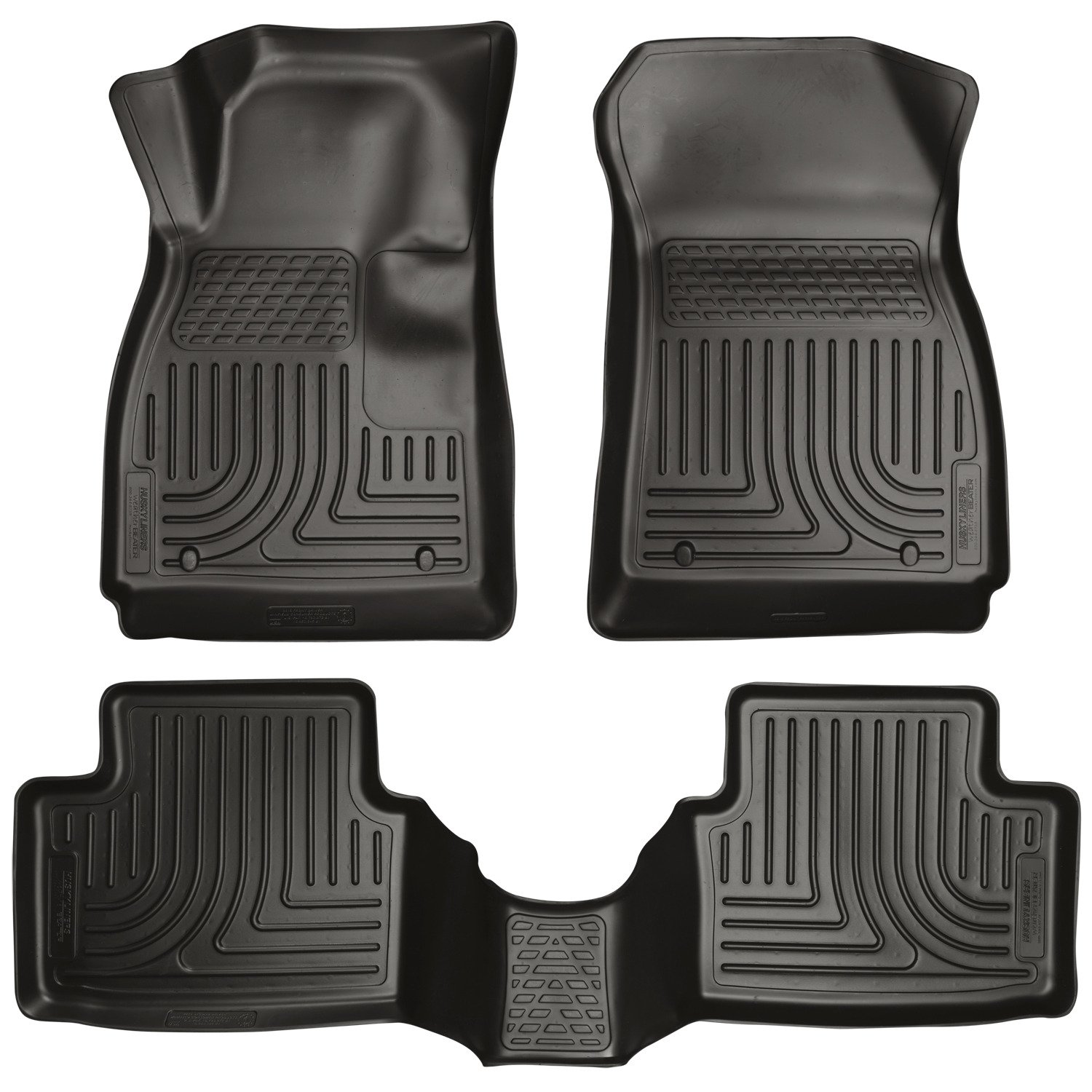 Husky 99101 Front/2nd Seat Floor Liners (Footwell Coverage) For 14-2020 Impala