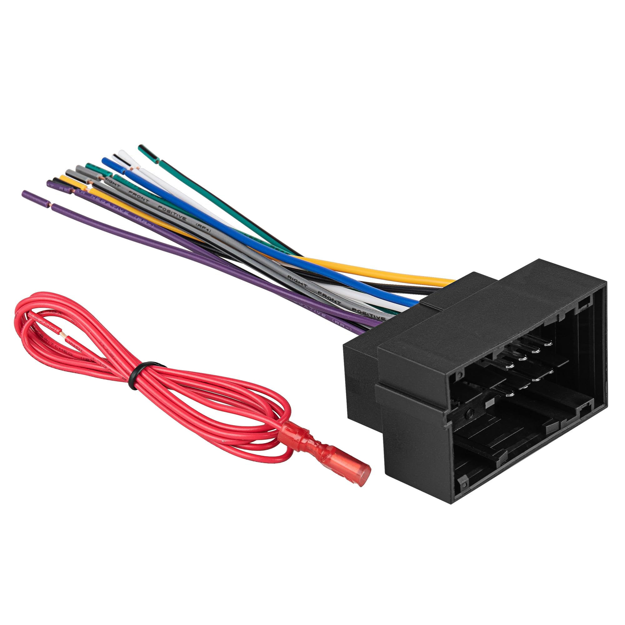 RED WOLF Car Radio Wiring Harness Fit for 2013-Up Jeep Dodge Ram Chrysler Vehicles Install Aftermarket Stereo NAV Receiver Wire Cable Connector Plug