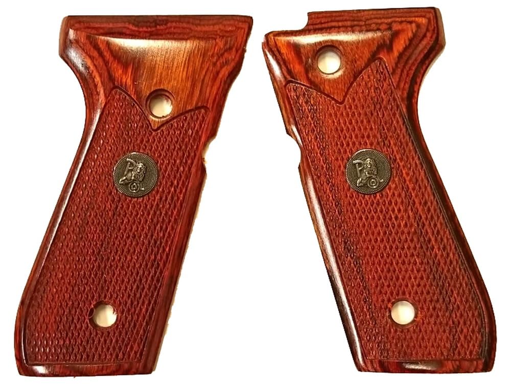 Pachmayr 63200 Beretta 92 Renegade Series Rosewood Checkered Grip